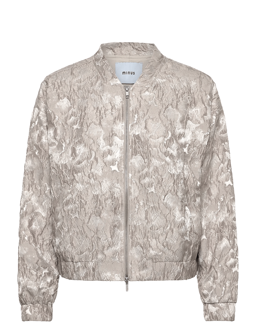 Minus - MSMirelle Short Jacket - frühlingsjacken - string grey - 0
