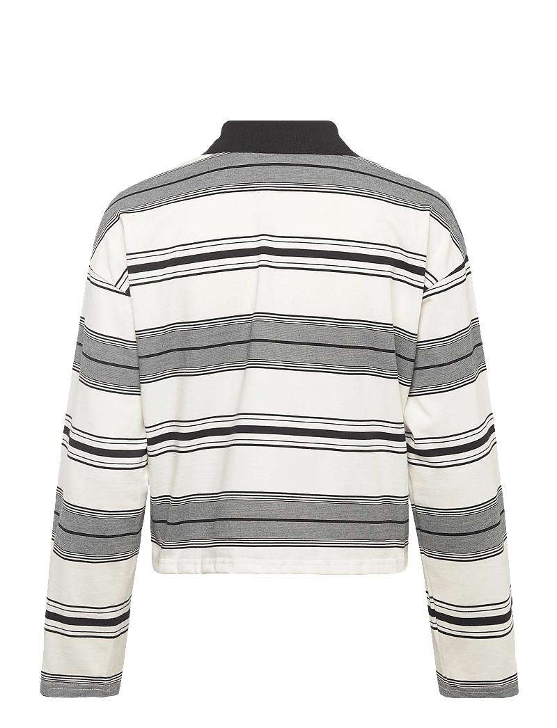 Minus - MSRania Long Sleeve T-Shirt - poloshirts - black striped - 1