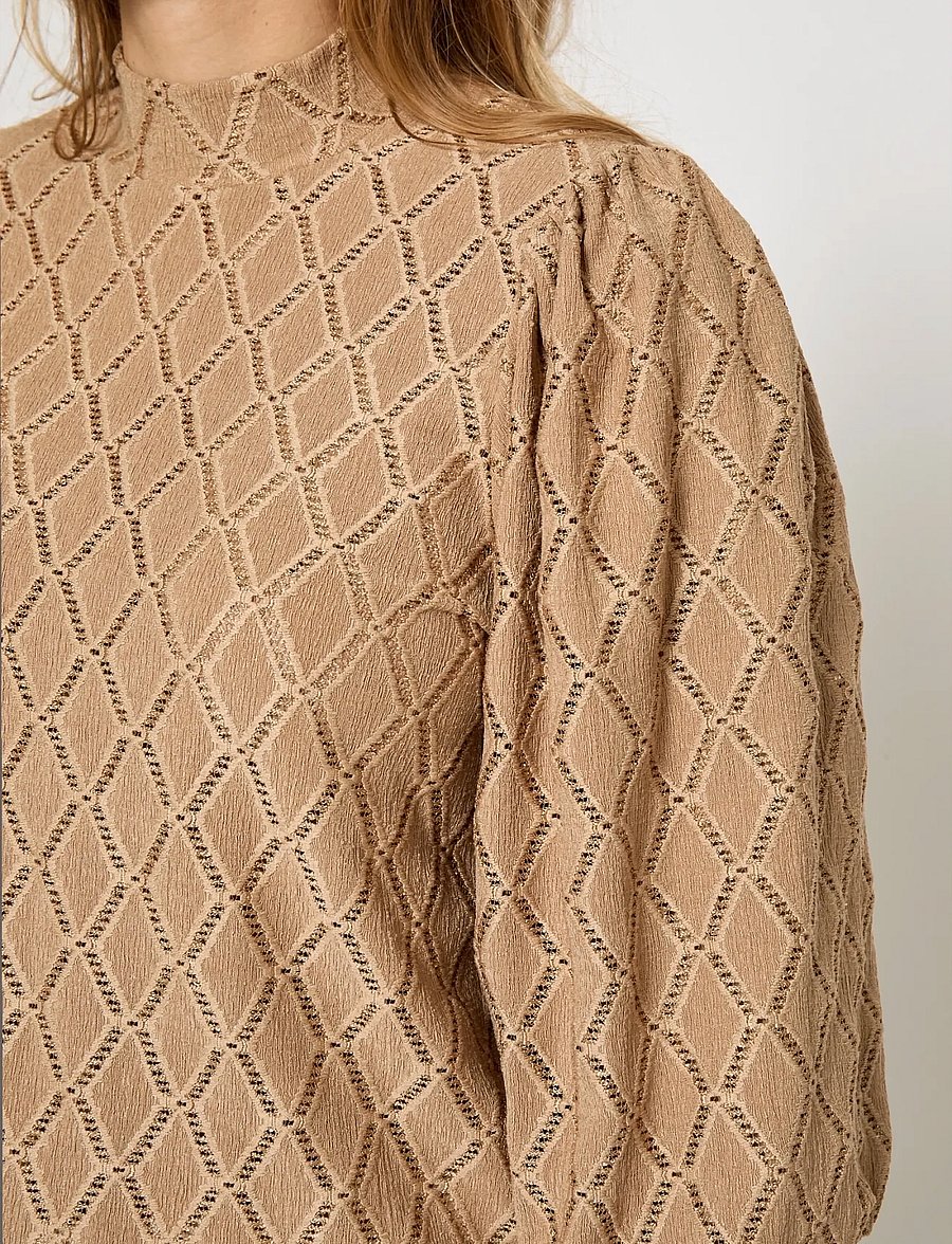Minus - MSTindera Blouse - långärmade blusar - biscuit brown - 5