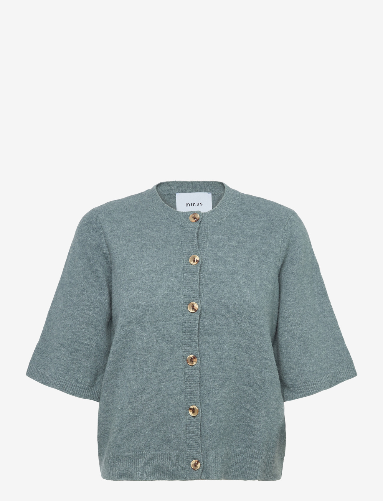 Minus - MSJanna Knit Cardigan - kardiganai - north atlantic mel. - 1