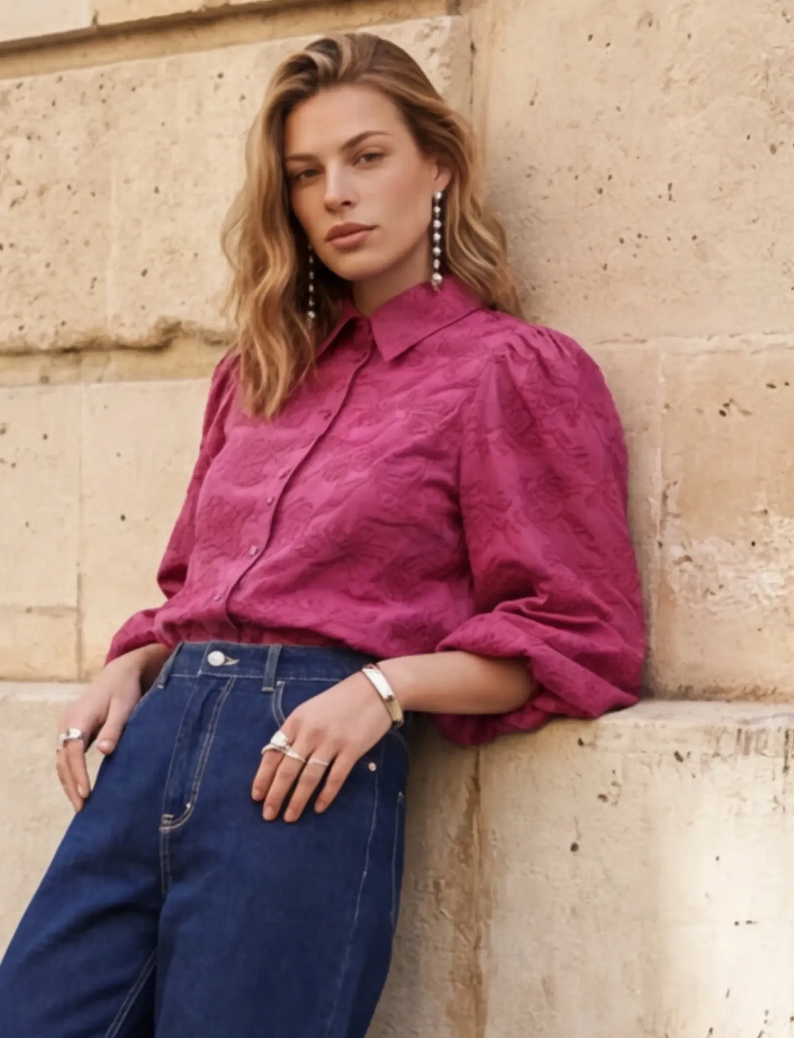 Minus MSKerstin Shirt - Fatnaður - ROSE VIOLET / pink/rose