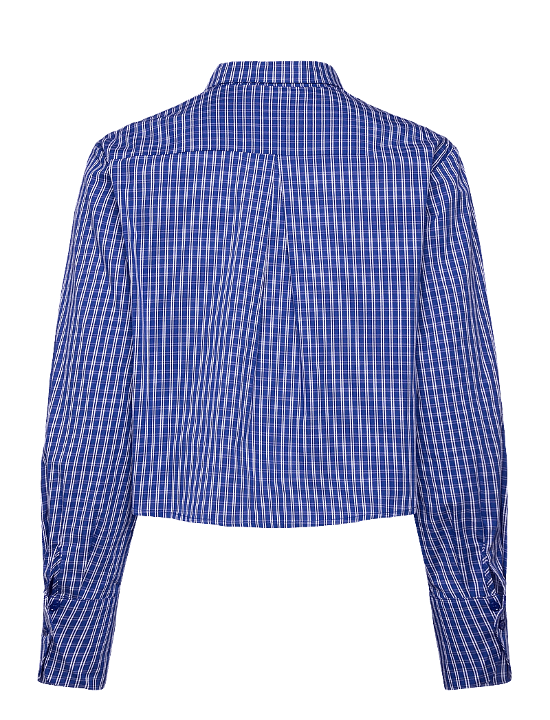 Minus - MSKesia Cropped Shirt - langärmlige hemden - bright cobalt blue - 1