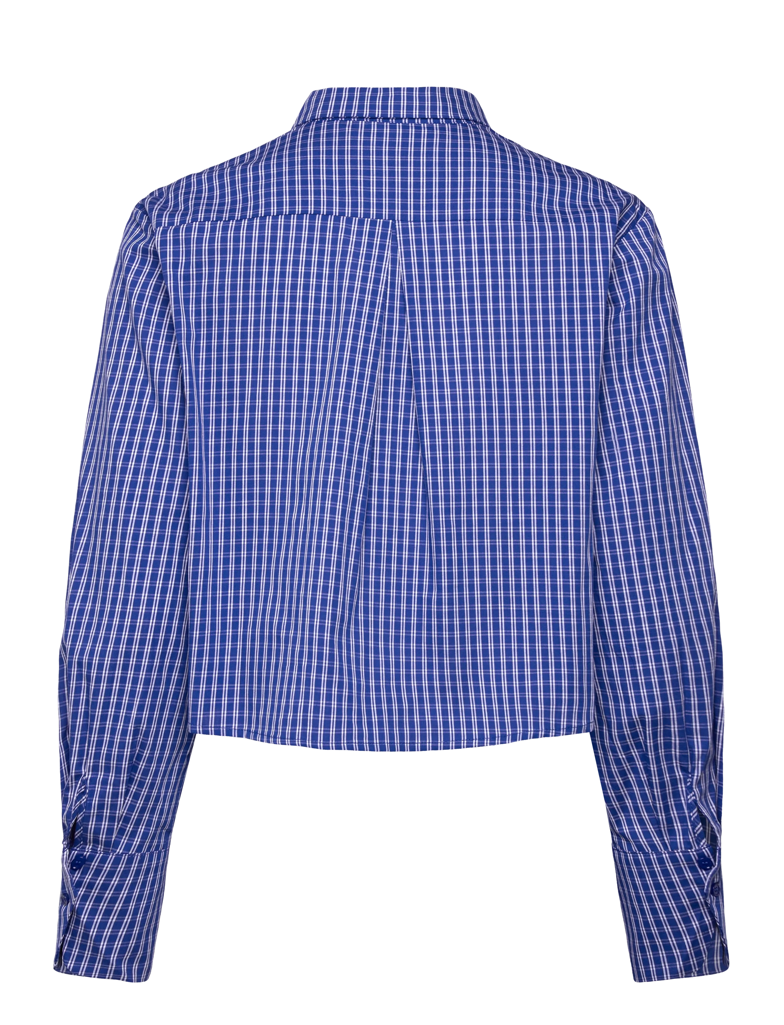 Minus - MSKesia Cropped Shirt - langärmlige hemden - bright cobalt blue - 1