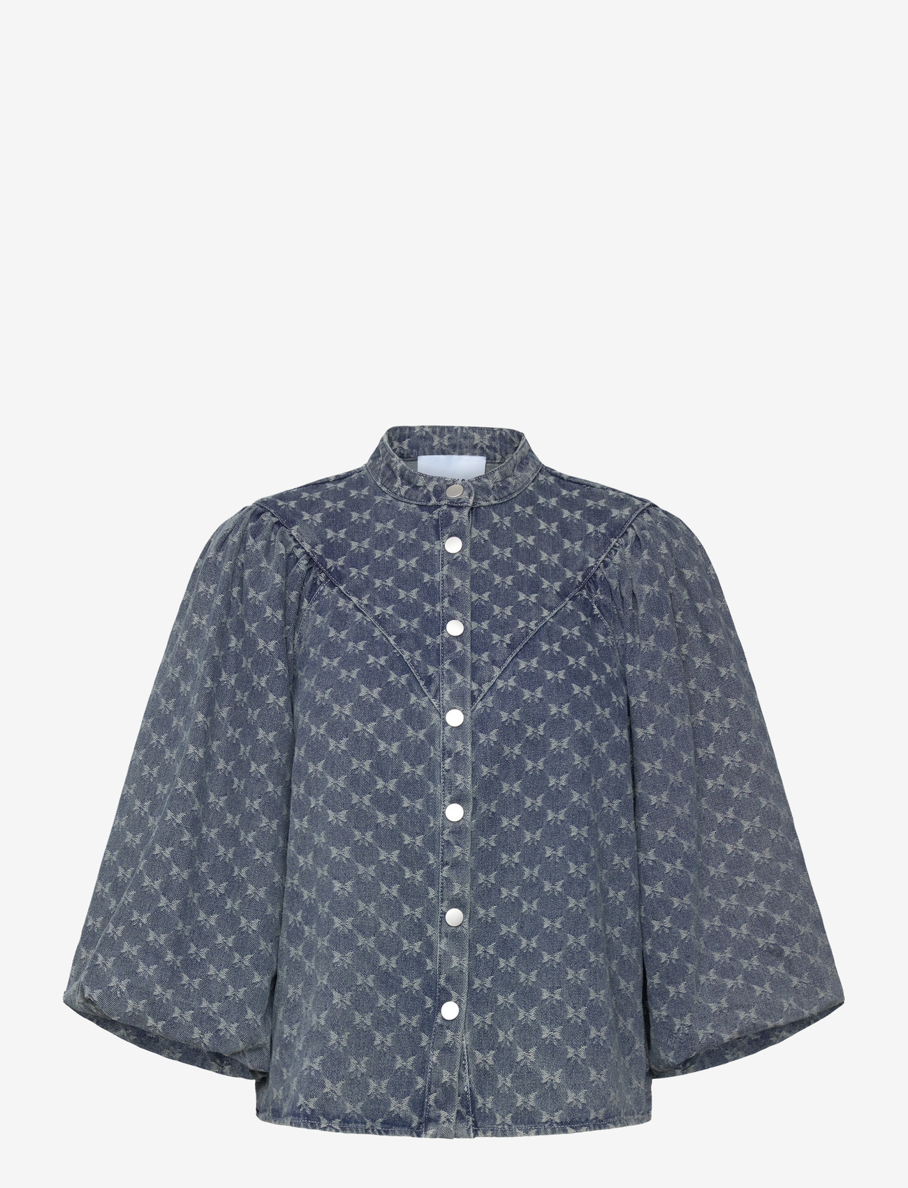 Minus - MSSienne Shirt - denimskjorter - lyseblÅ - 1