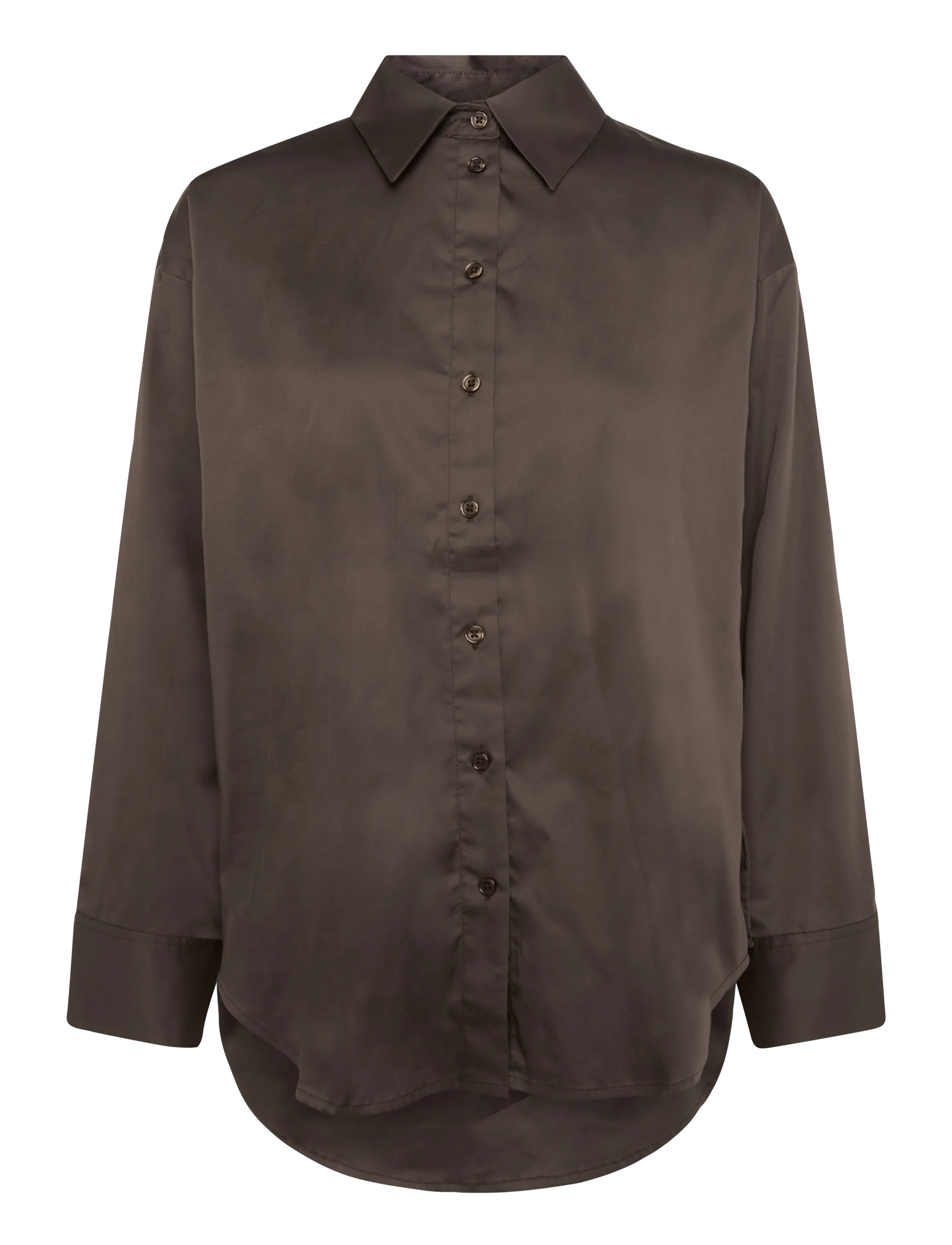 Minus MSVicky Oversize Shirt - Minus - BRACKEN BROWN / brown