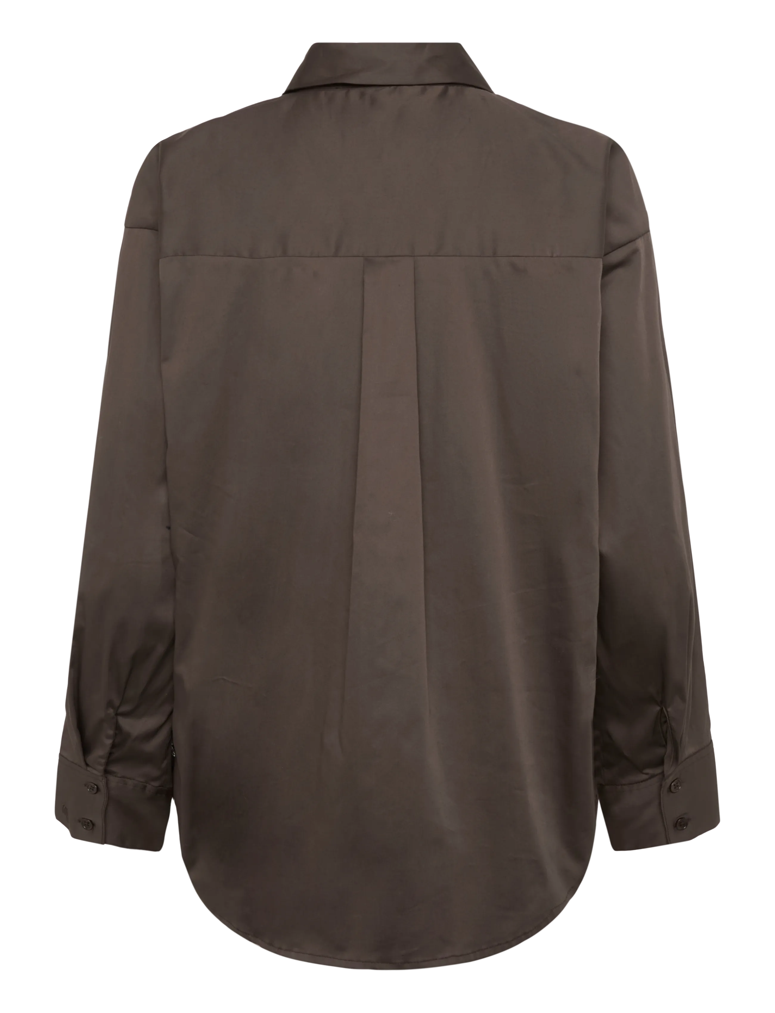 Minus - MSVicky Oversize Shirt - long-sleeved shirts - bracken brown - 1