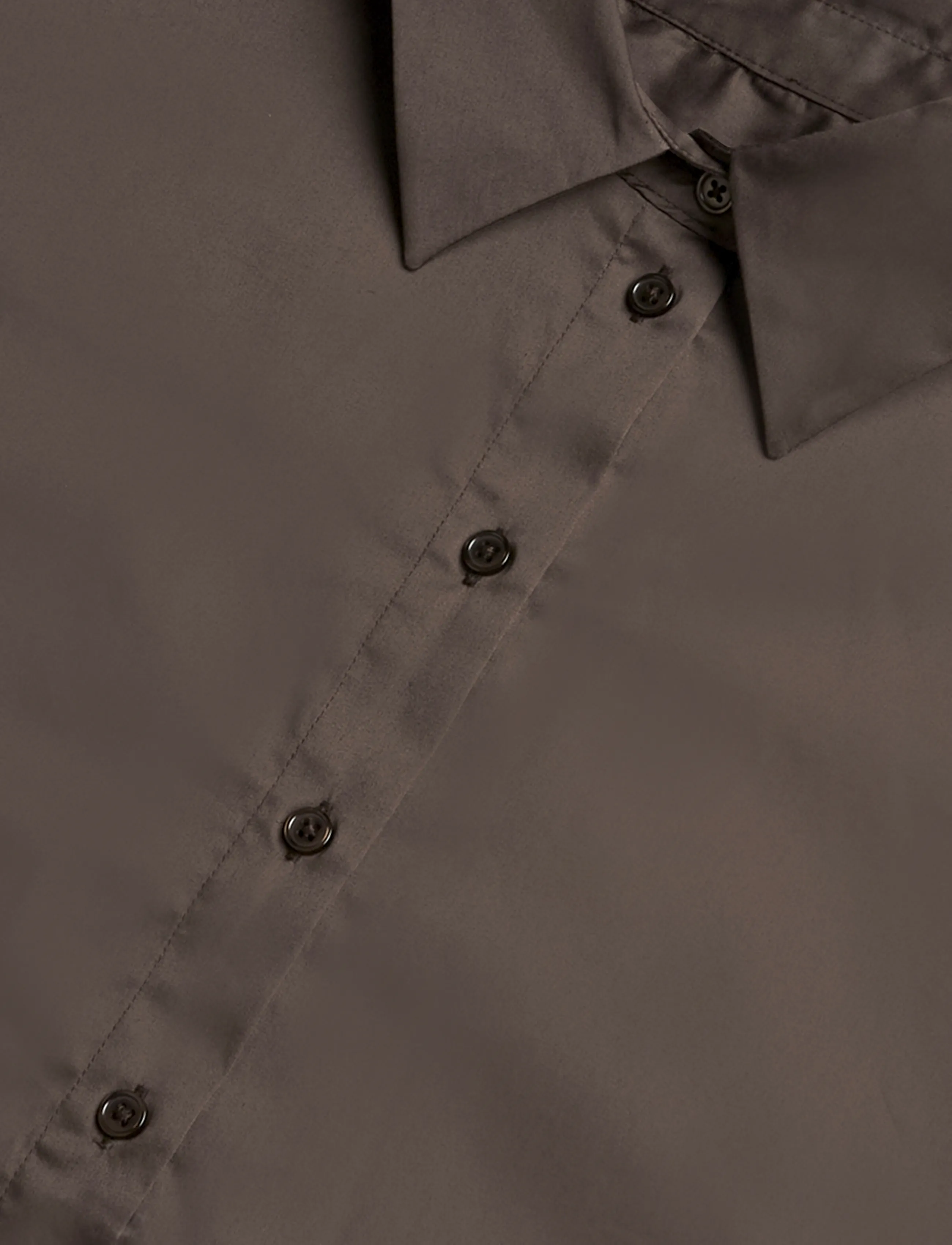 Minus - MSVicky Oversize Shirt - long-sleeved shirts - bracken brown - 2