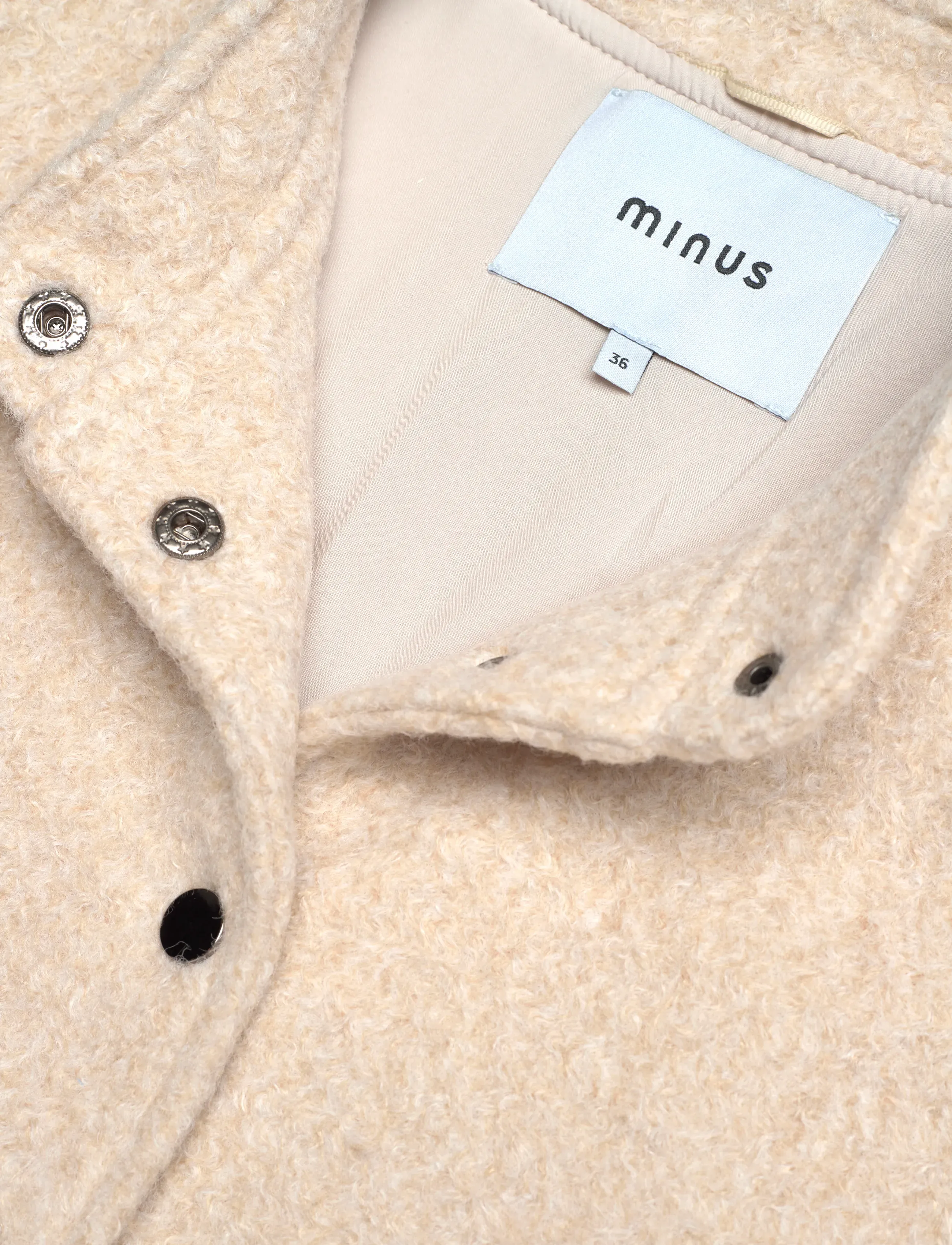 Minus - MSJenia Short Jacket - frühlingsjacken - sand gray - 2