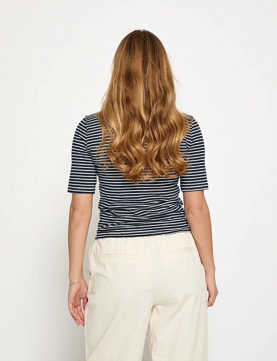 Minus - MSMalle Polo T-Shirt - poloshirts - sky captain stripe - 3