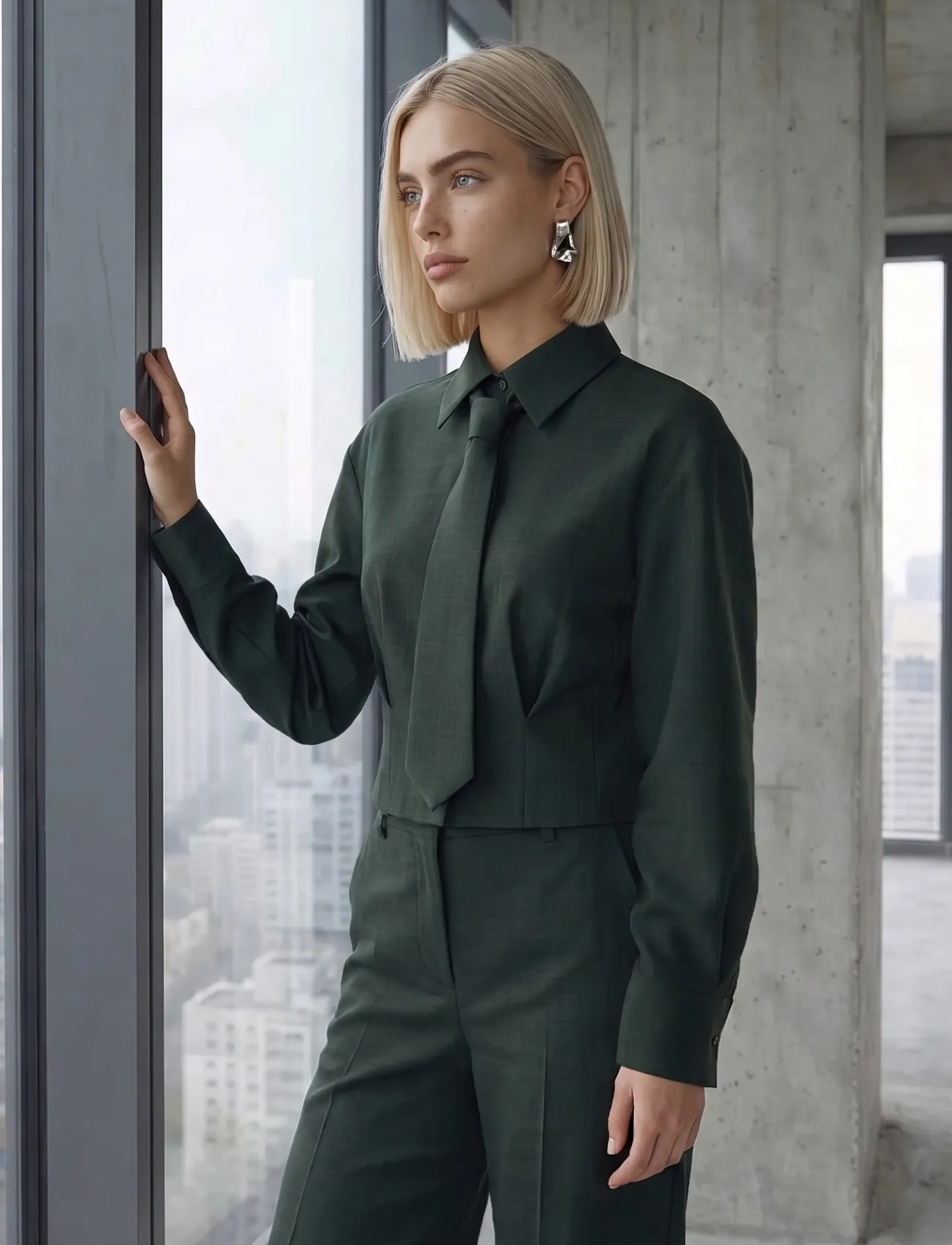 Minus - MSEmmely Shirt - langärmlige hemden - green gables - 0