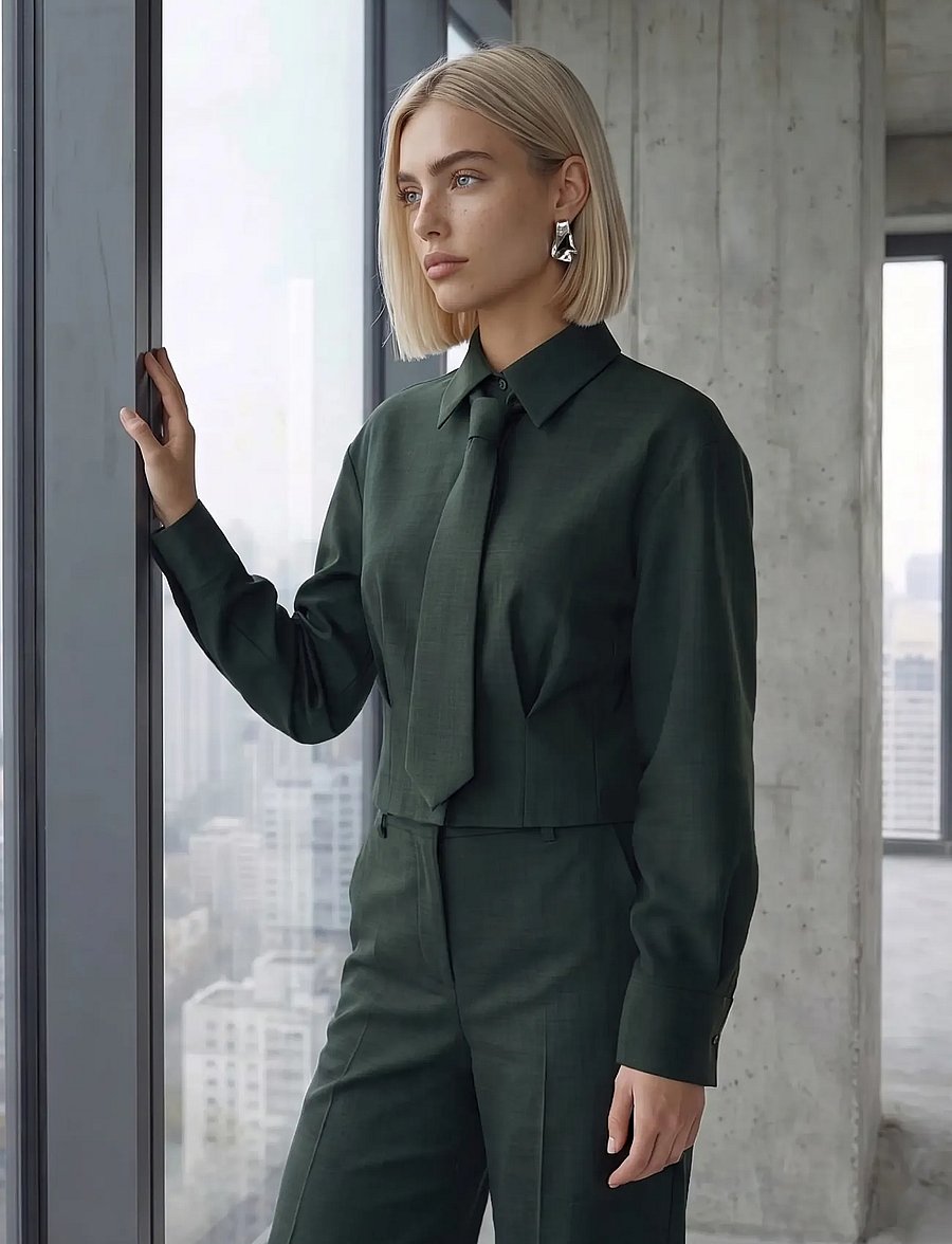Minus - MSEmmely Shirt - langärmlige hemden - green gables - 0