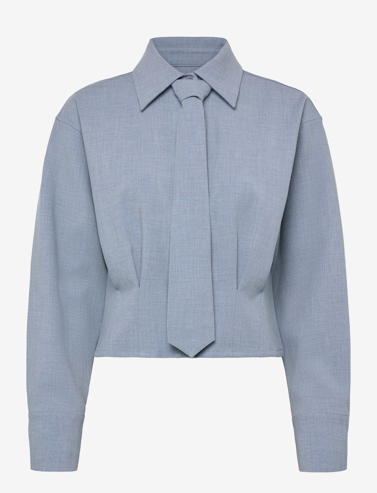 Minus - MSEmmely Shirt - langærmede skjorter - skyway blue - 1