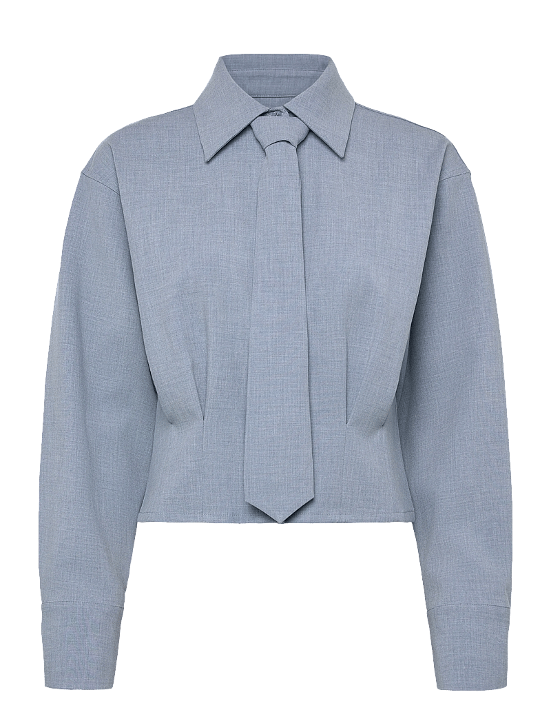 Minus - MSEmmely Shirt - langärmlige hemden - skyway blue - 1