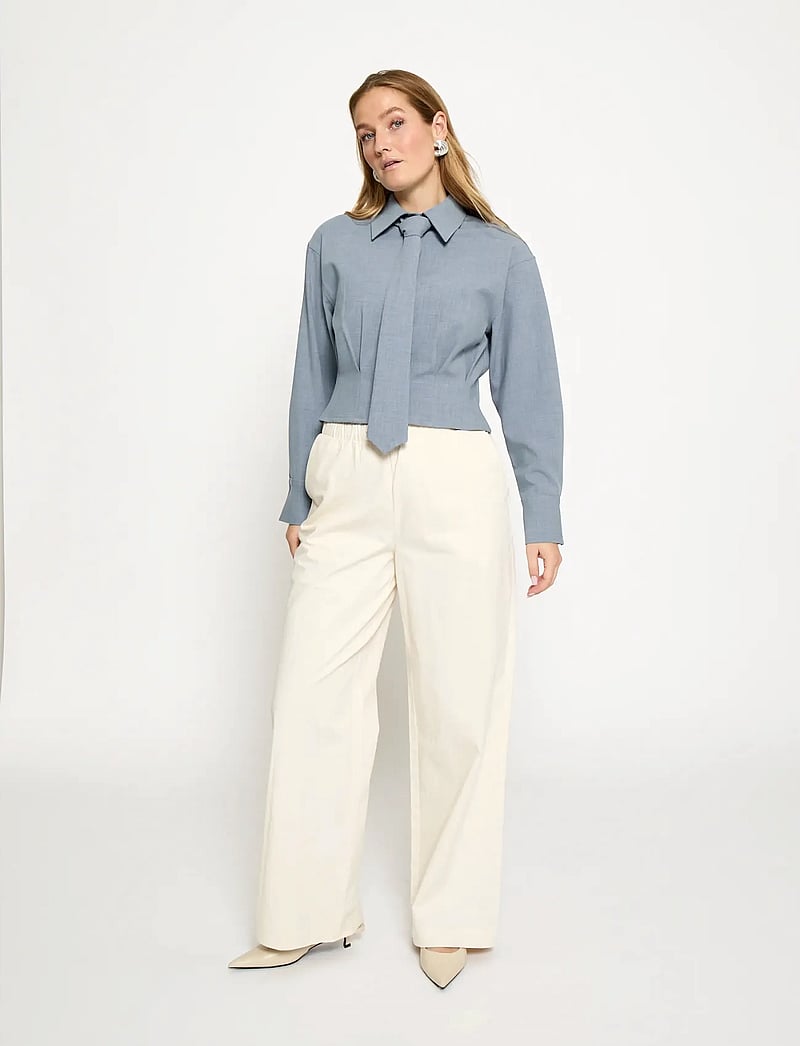 Minus - MSEmmely Shirt - langärmlige hemden - skyway blue - 5