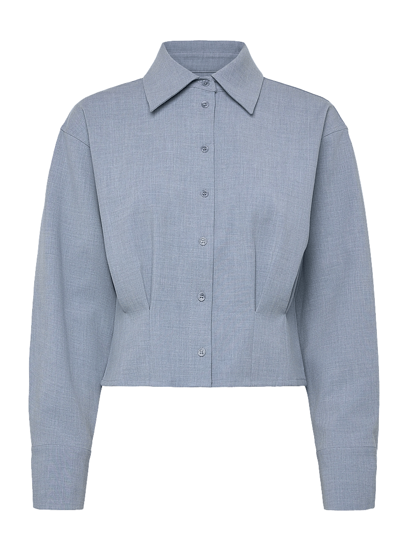 Minus - MSEmmely Shirt - langärmlige hemden - skyway blue - 3
