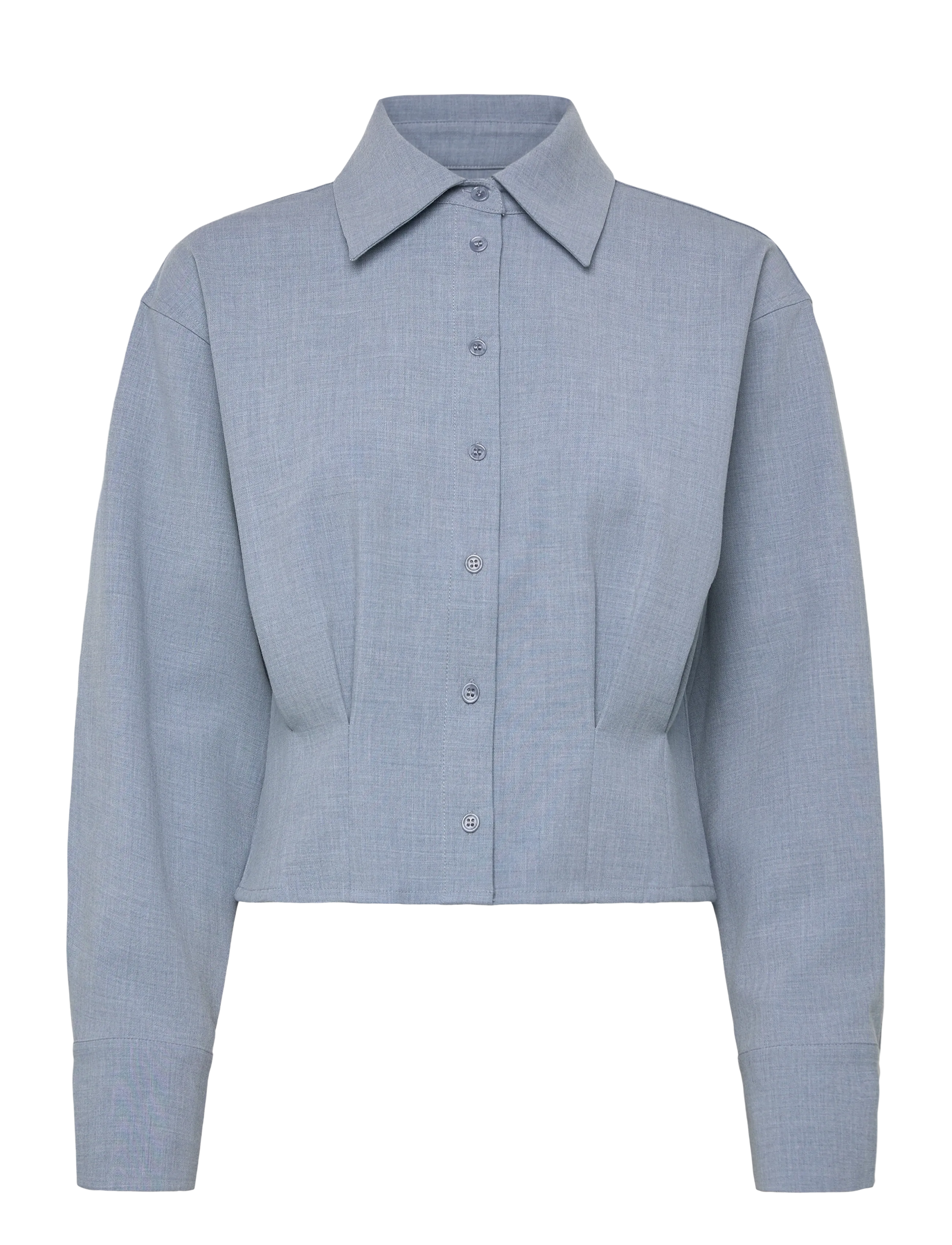 Minus - MSEmmely Shirt - pikkade varrukatega särgid - skyway blue - 3