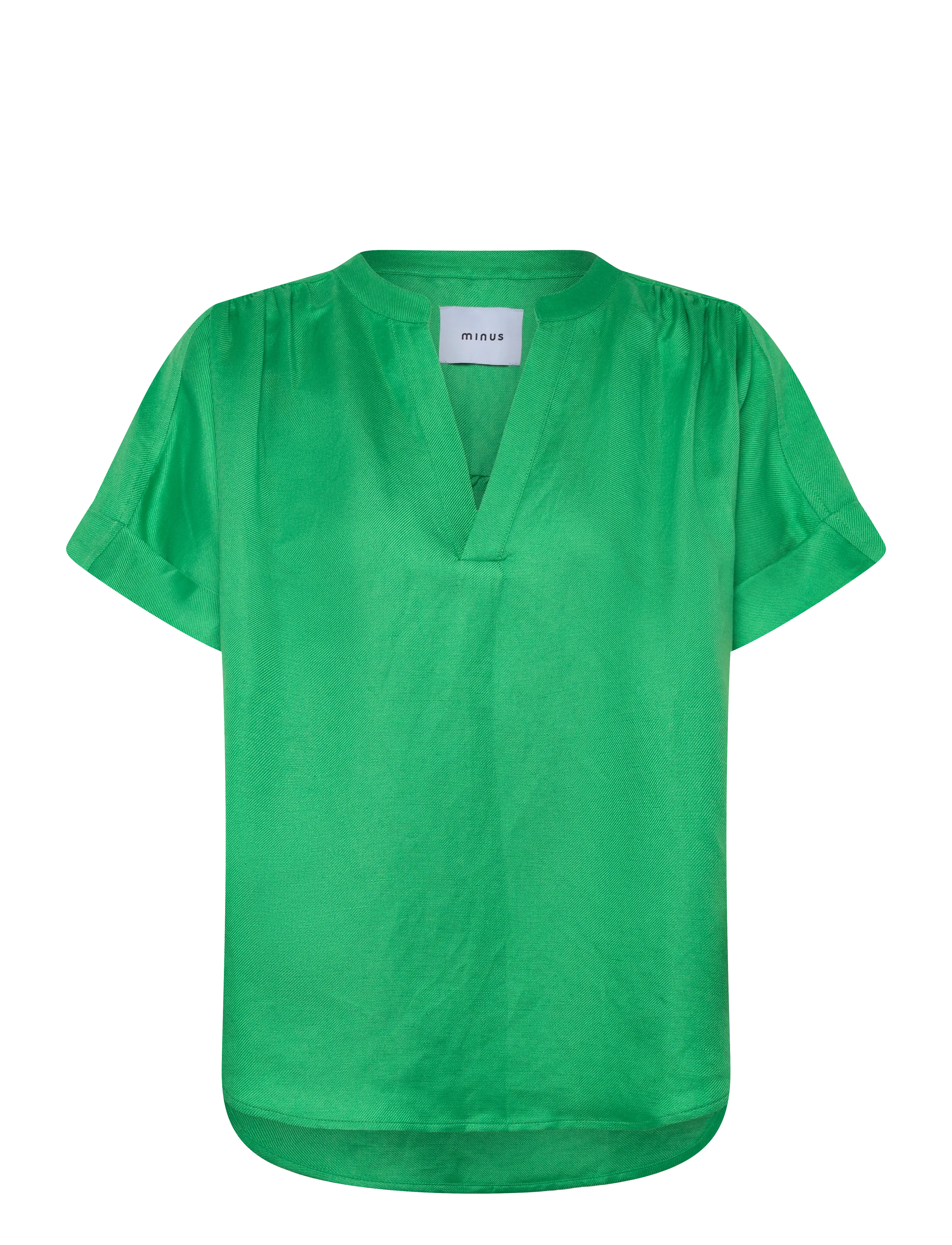 MINUS Msjuno Linen Bluse Grün - 38 - Damen