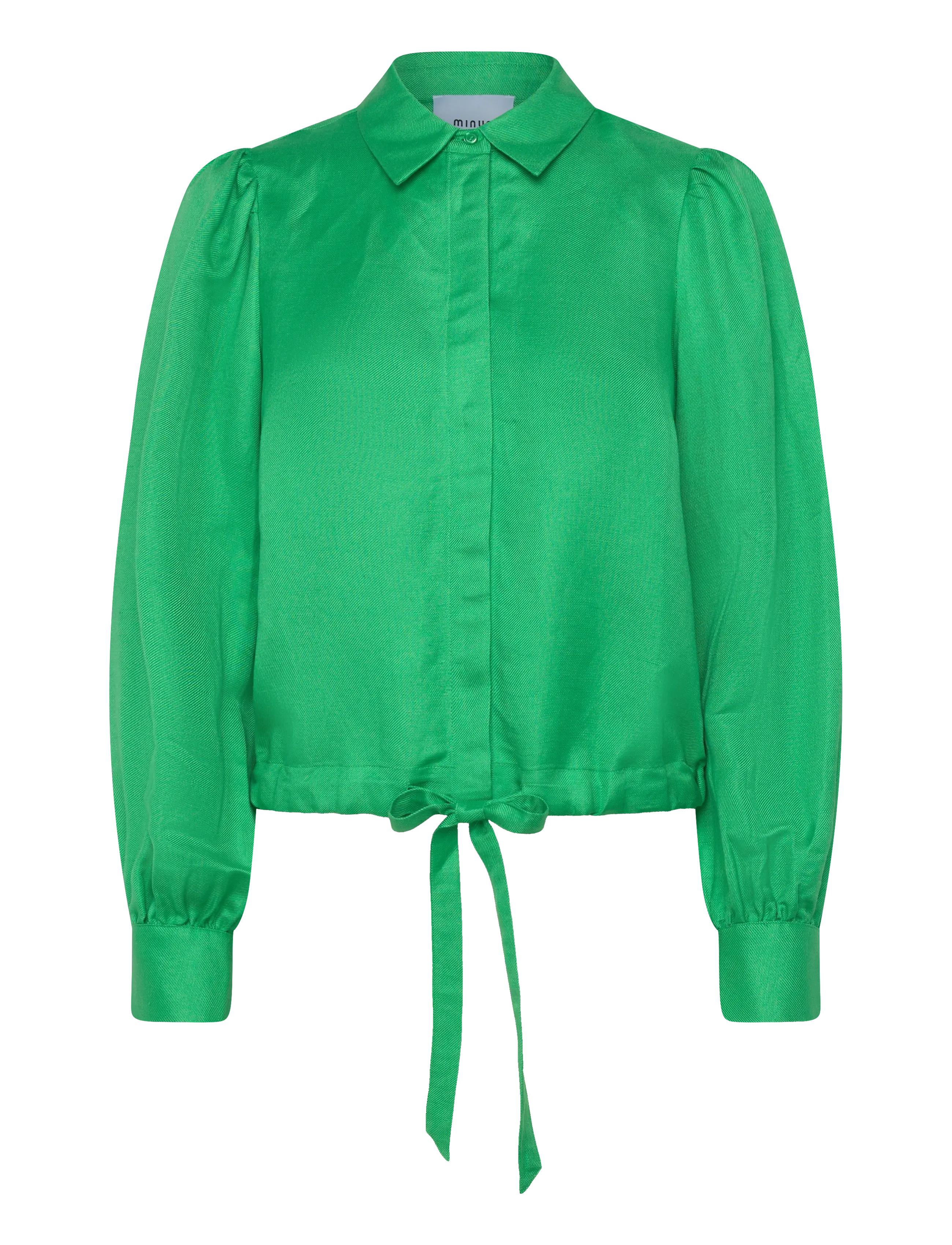 Minus MSJuno Linen Shirt - Tøj - GREENBRIAR / green