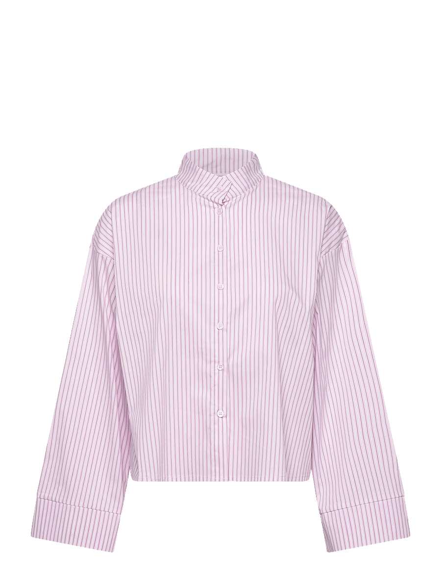 Minus - MSSkye Shirt - långärmade skjortor - prism pink stripe - 3