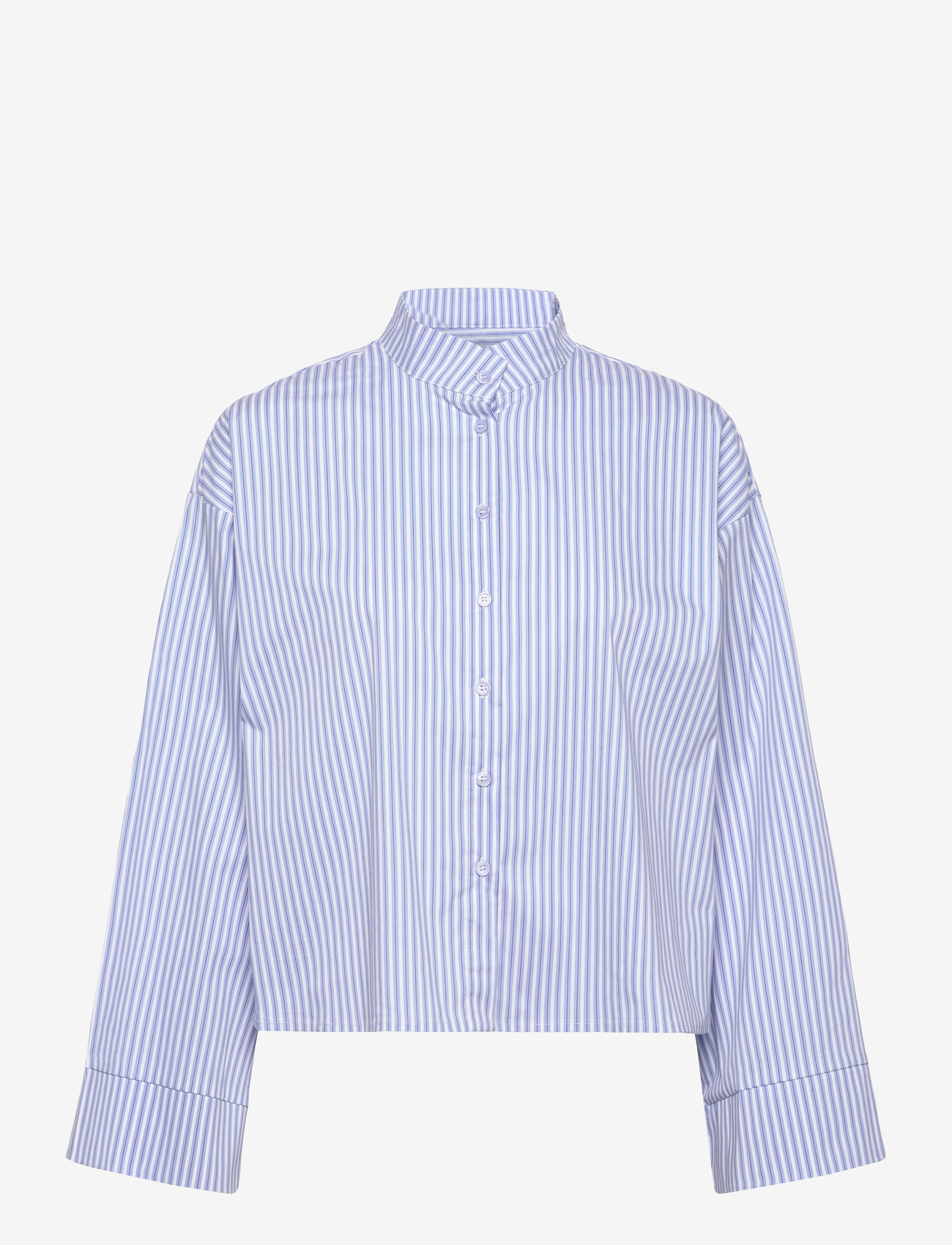 Minus - MSSkye Shirt - långärmade skjortor - skyway blue stripe - 3