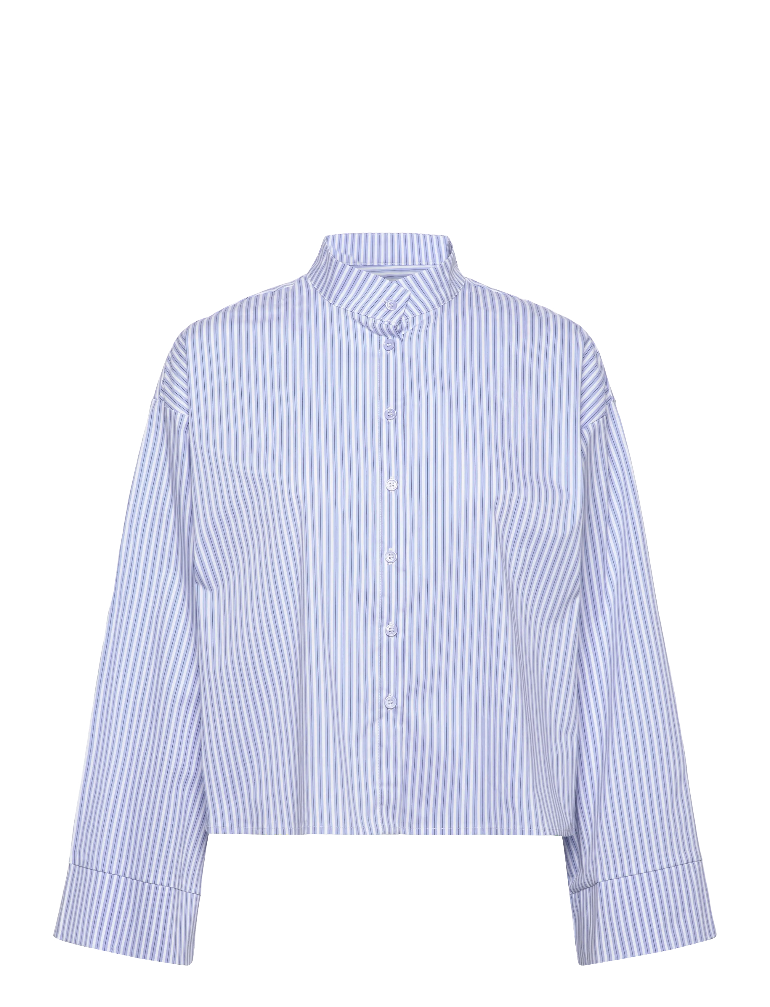 Minus - MSSkye Shirt - langærmede skjorter - skyway blue stripe - 3