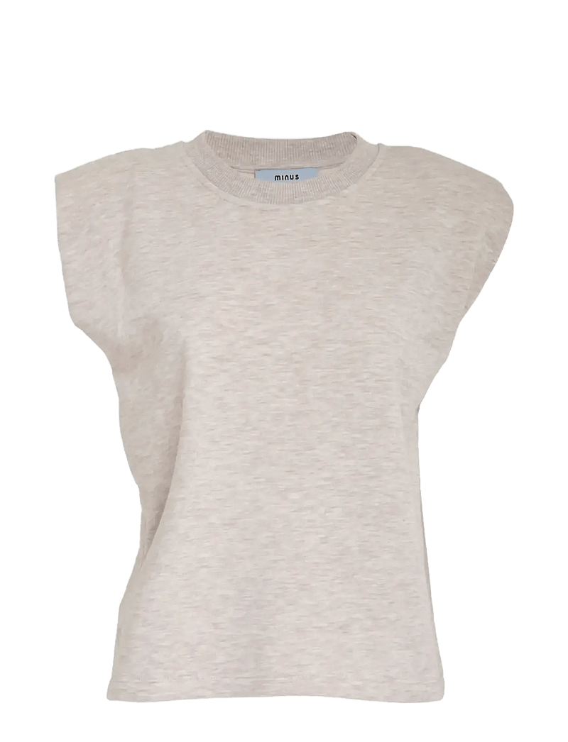 Minus - MSMidea Sweat - linnen - nomad sand melange - 1