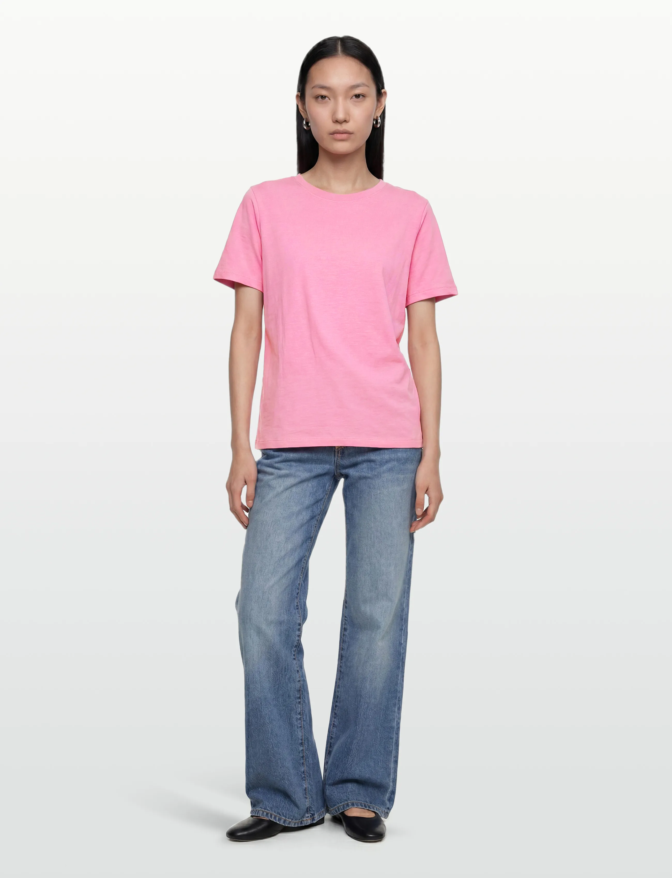 Minus MSLeti T-Shirt - T-shirts & Toppe - PRISM PINK / pink/rose
