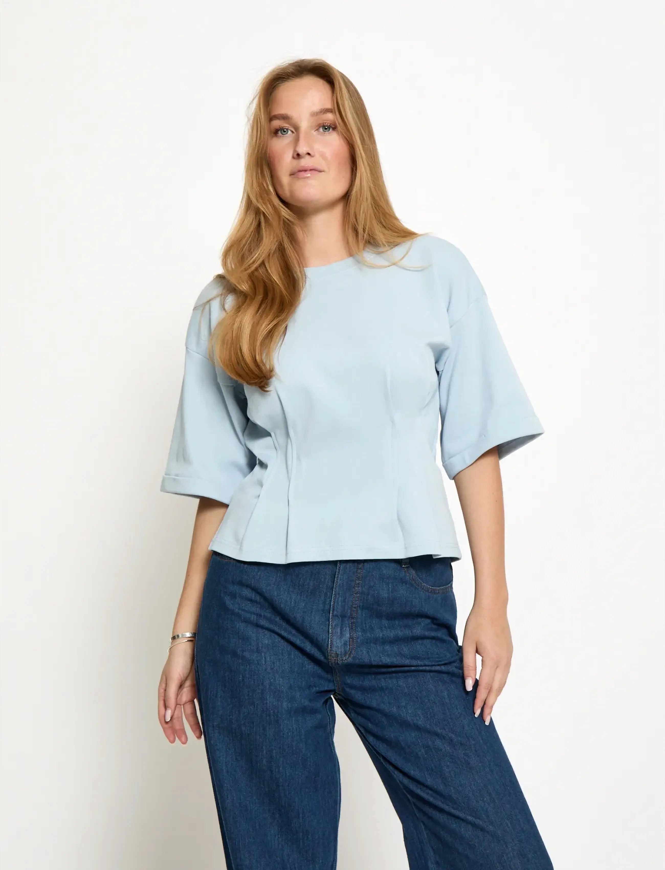 Minus MSJuniana GOTS T-Shirt - T-särgid - SKYWAY BLUE / blue