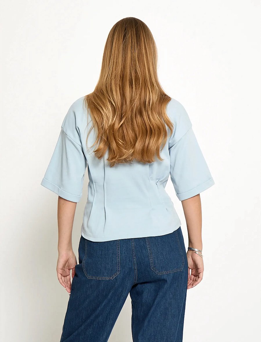 Minus - MSJuniana GOTS T-Shirt - t-shirts - skyway blue - 3