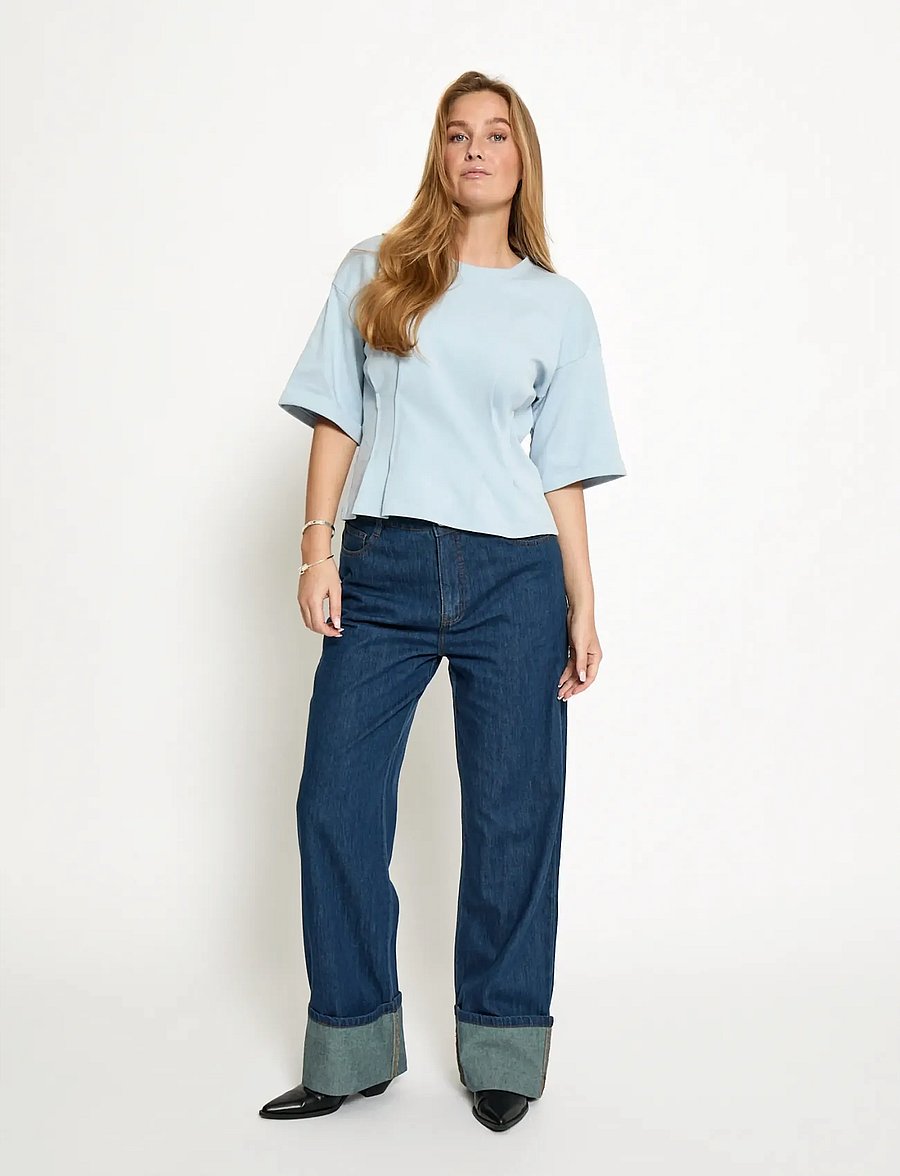 Minus - MSJuniana GOTS T-Shirt - t-shirts - skyway blue - 4