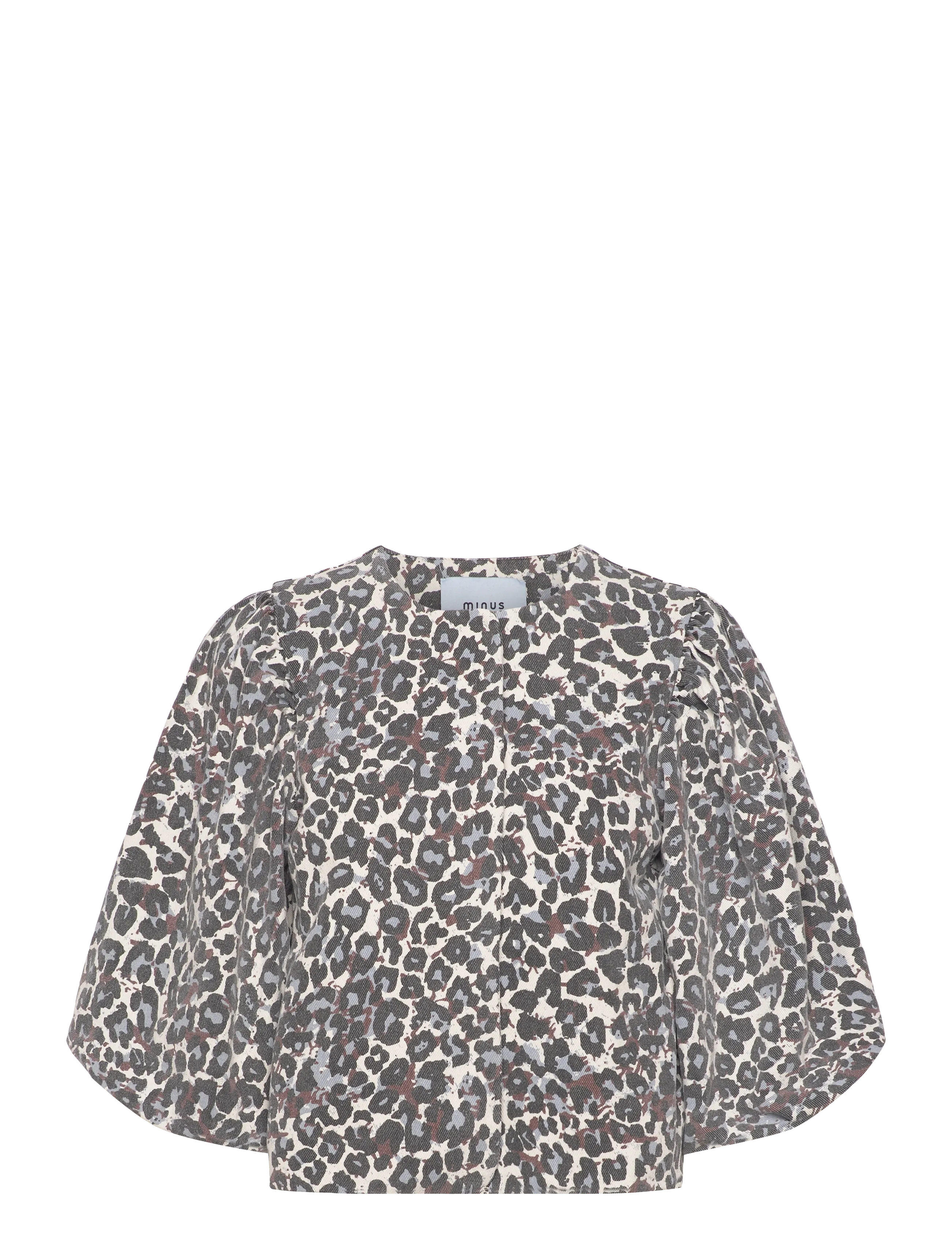 Minus MSMalli Short Jacket - Minus - SKYWAY BLUE LEO PRINT / multi