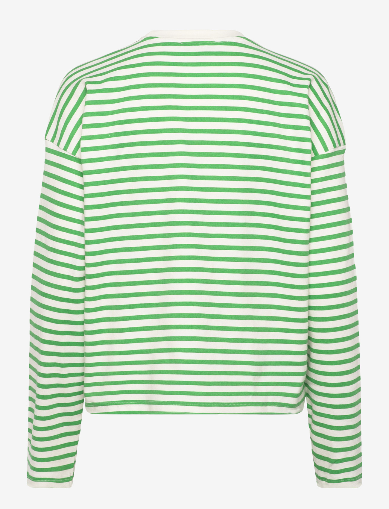 Minus - MSDenisa Striped Long Sleeve T-shir - langærmede toppe - greenbriar stripe - 2