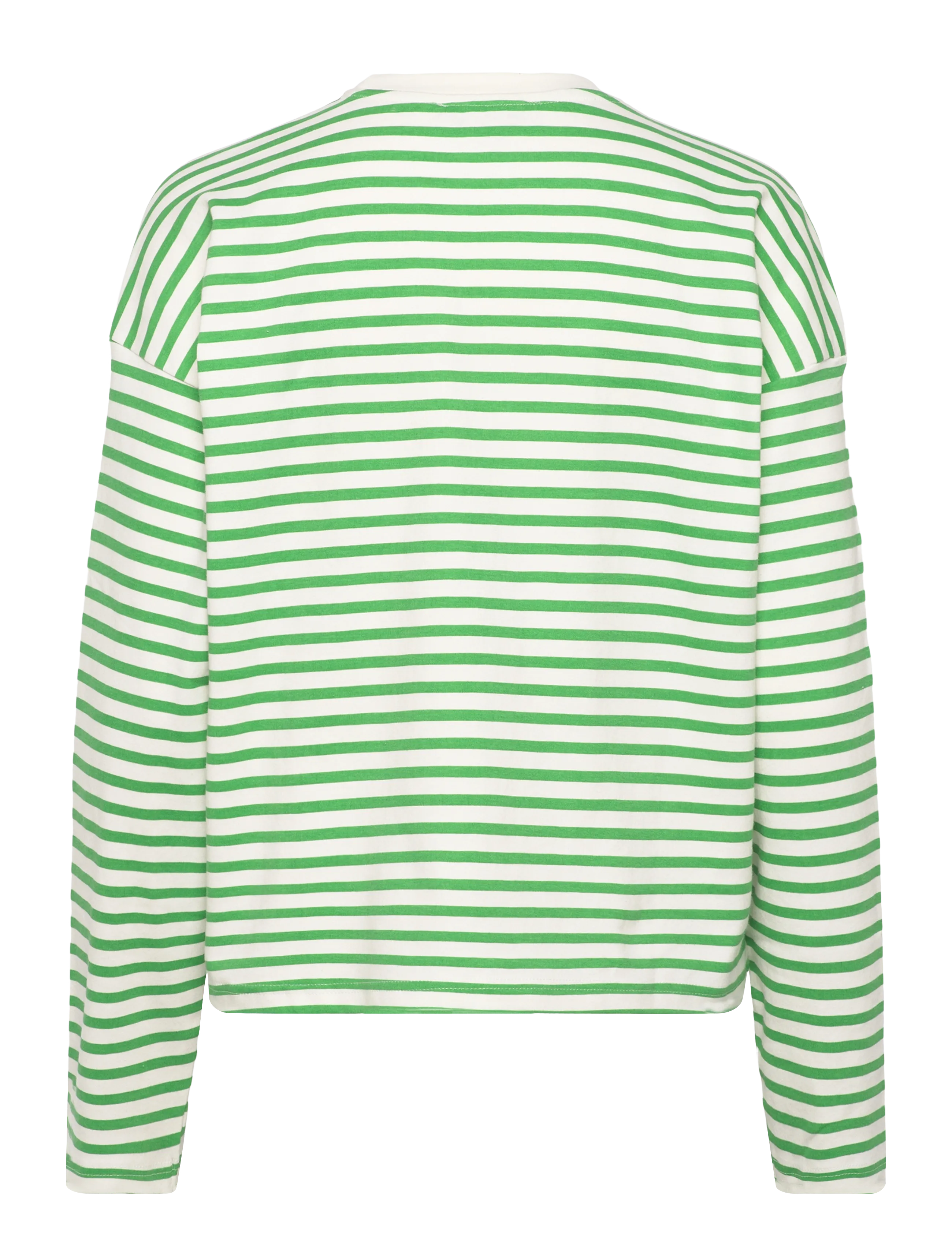 Minus - MSDenisa Striped Long Sleeve T-shir - langerma toppar - greenbriar stripe - 2