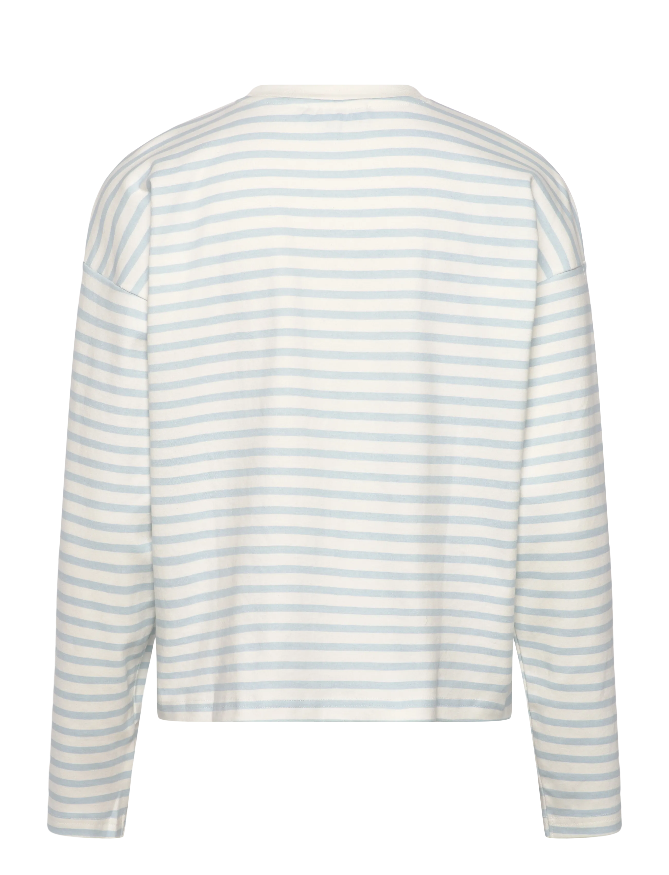 Minus - MSDenisa Striped Long Sleeve T-shir - long-sleeved tops - skyway blue stripe - 2