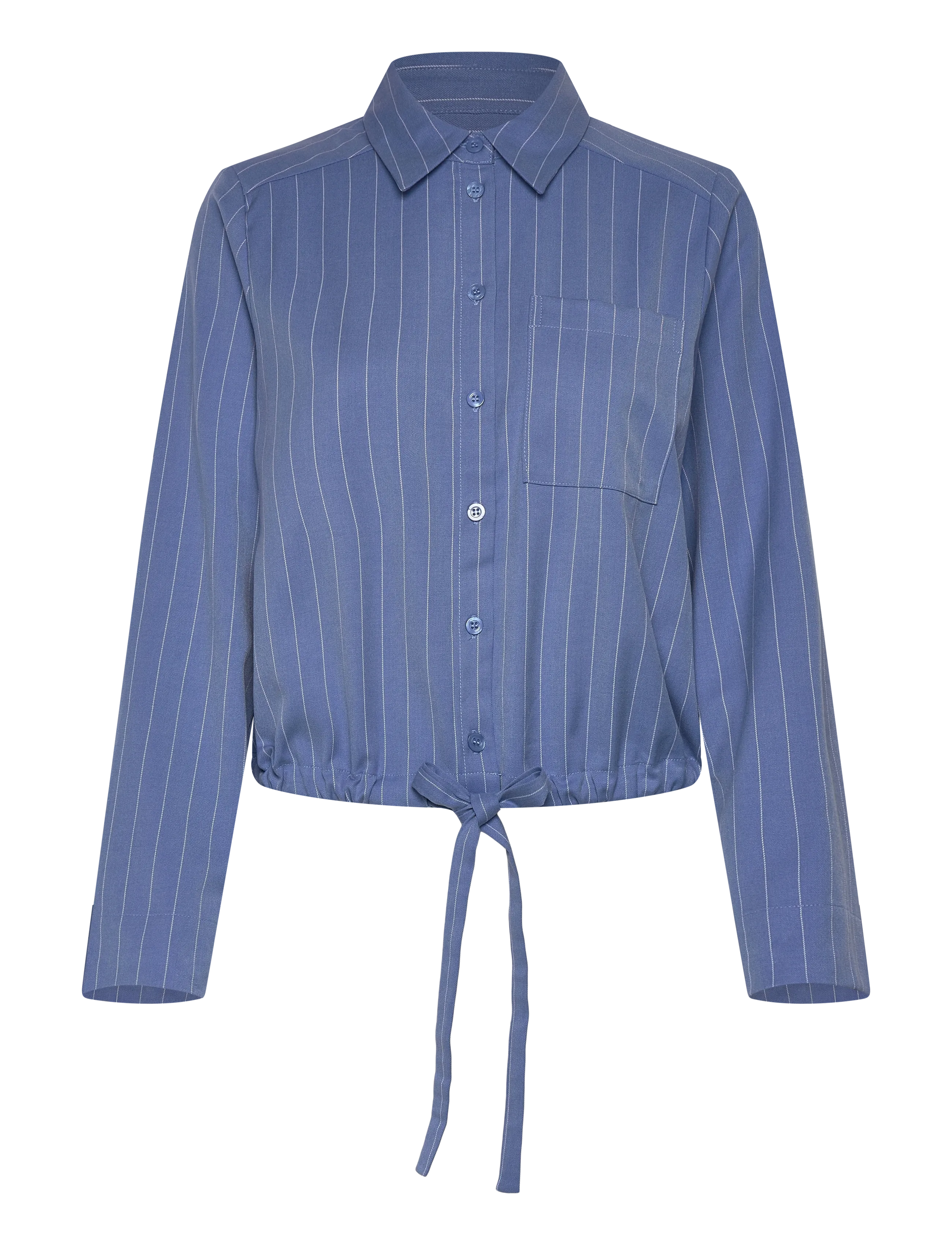 Minus MSOdelia Shirt - Transitional Layering - SKYWAY BLUE STRIPE / blue