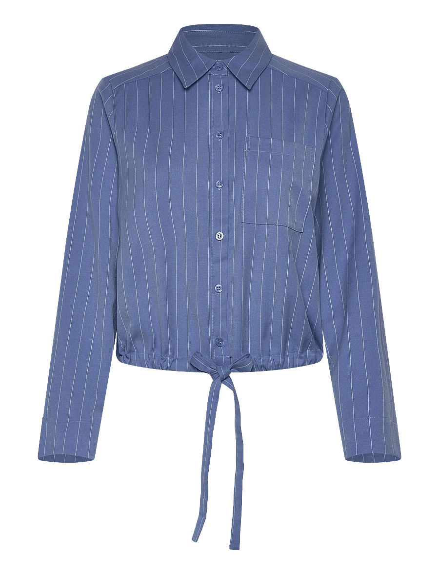 Minus - MSOdelia Shirt - langärmlige hemden - skyway blue stripe - 1