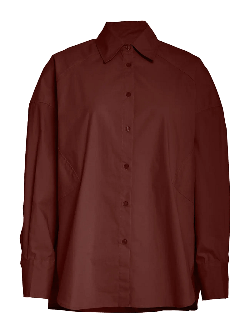 Minus - MSJessa Oversize Shirt - andorra red - 1
