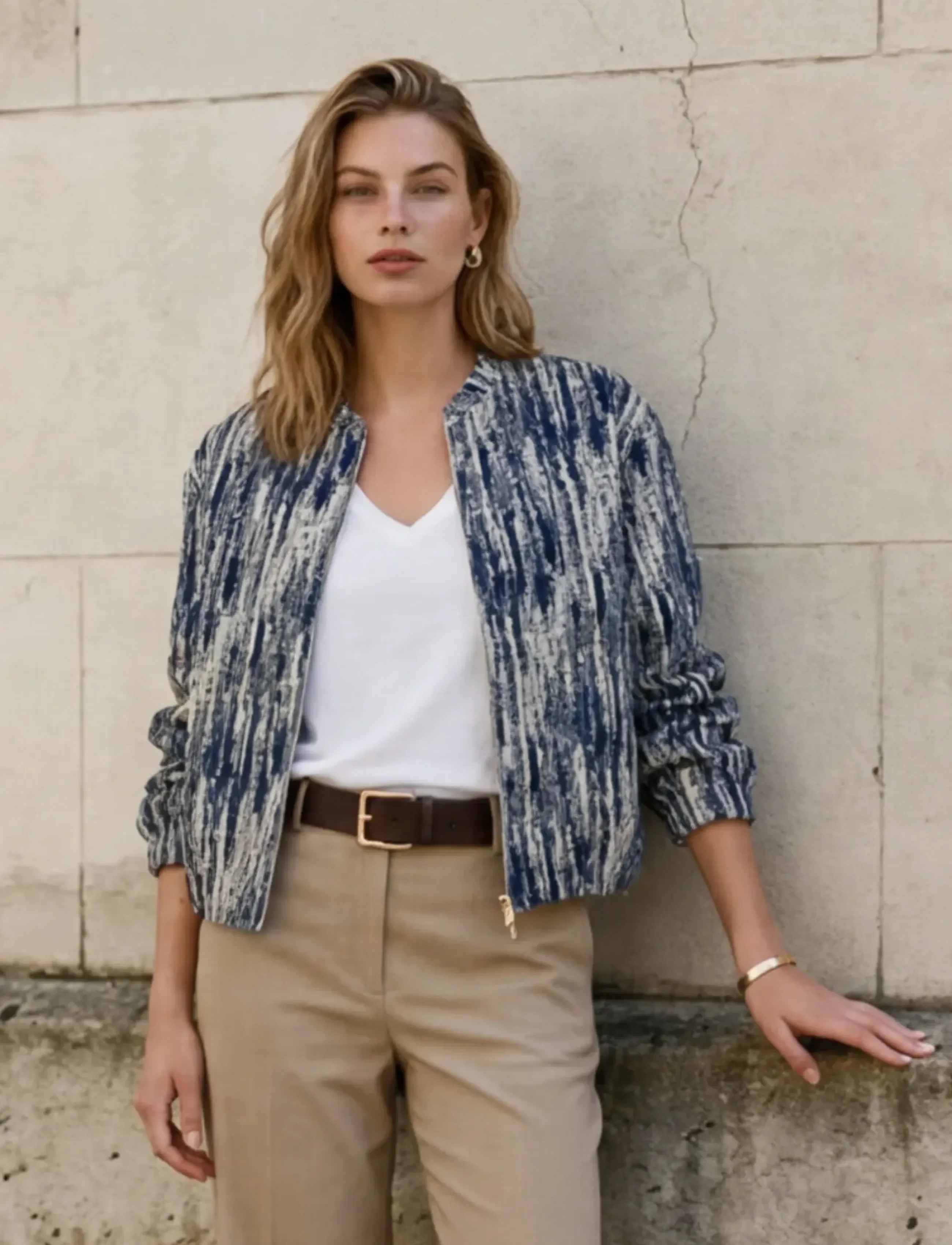 Minus MSBessa Short Jacket - Bomberjacken - BRIGHT COBALT BLUE / blue