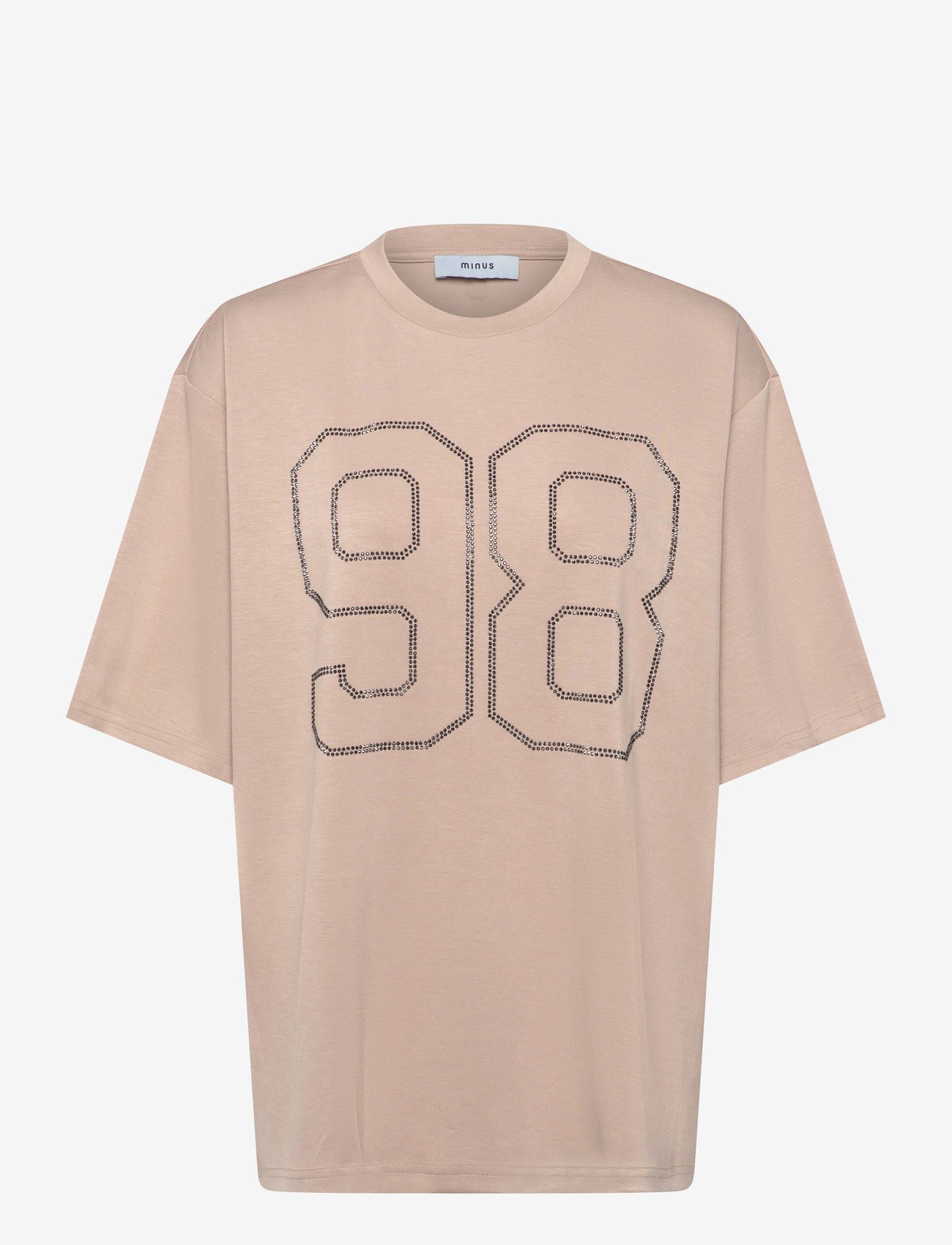 Minus - MSMalou T-Shirt - t-särgid - sand gray - 1