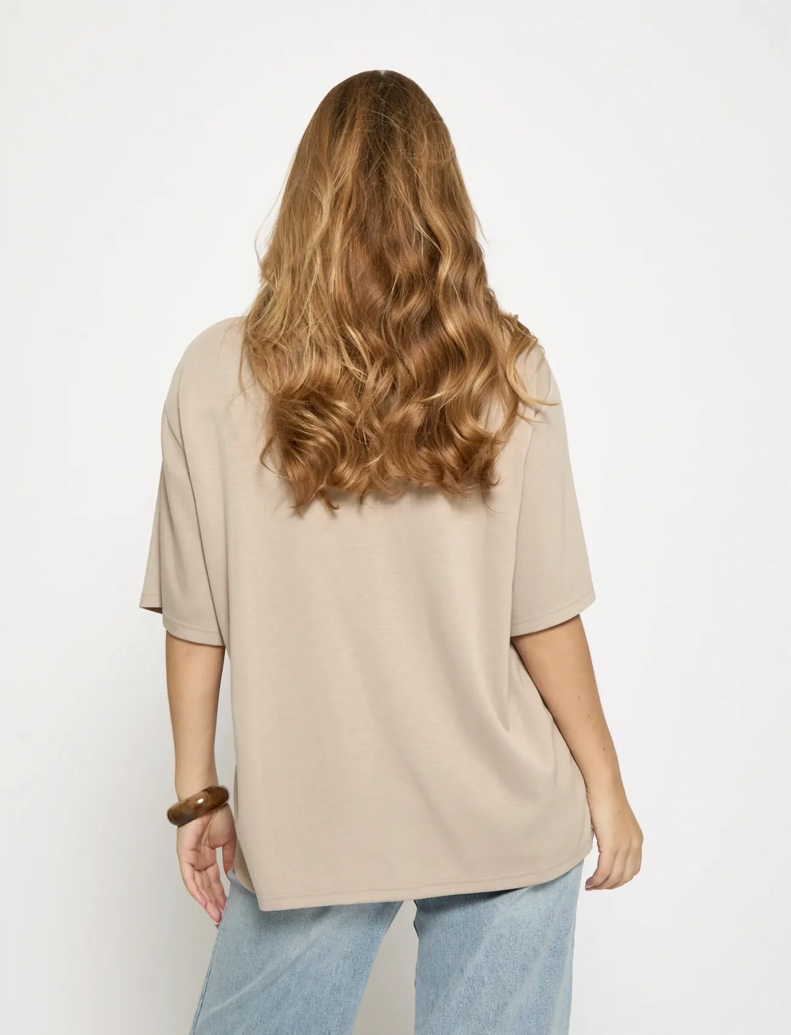 Minus - MSMalou T-Shirt - t-shirts - sand gray - 2