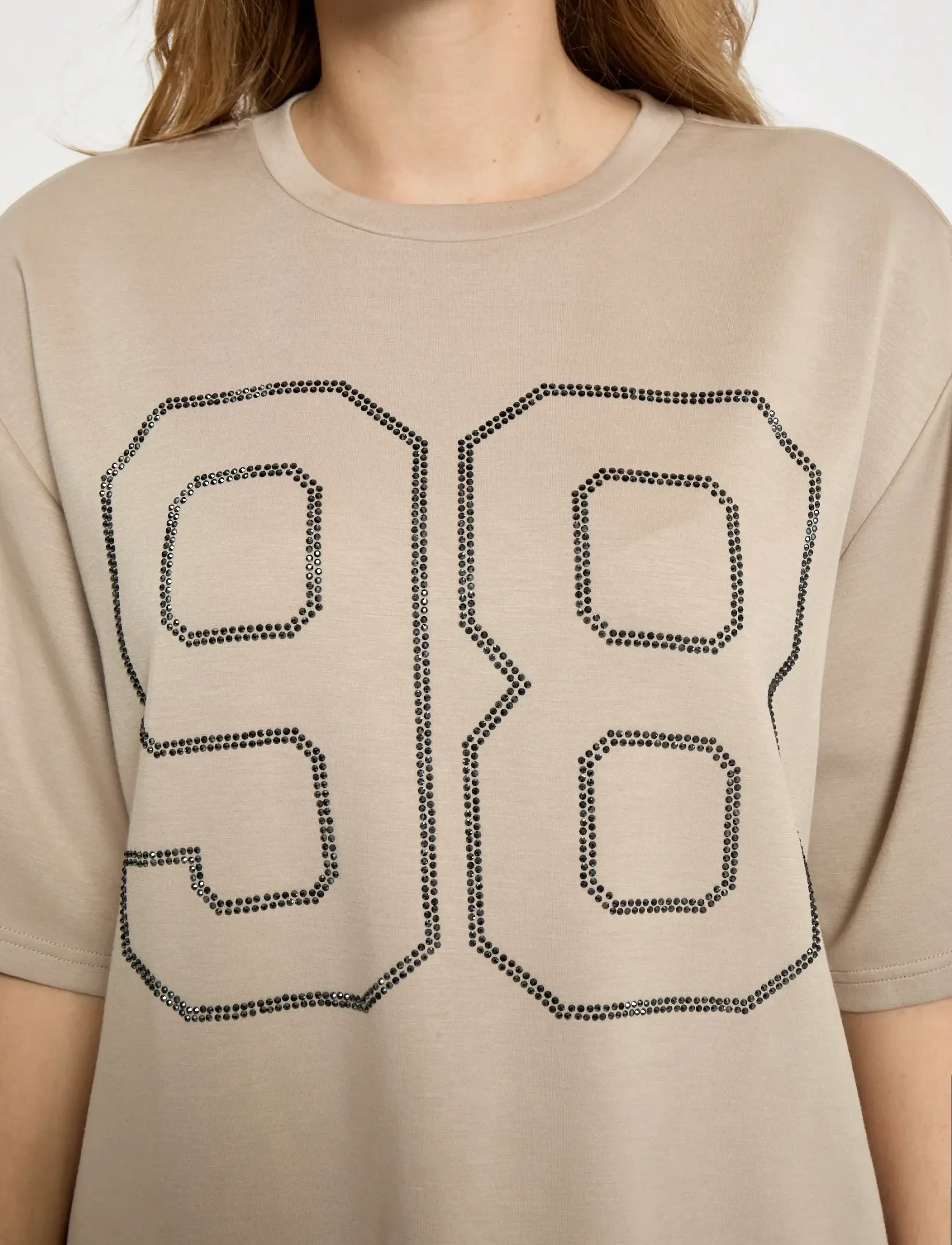 Minus - MSMalou T-Shirt - t-shirts - sand gray - 4