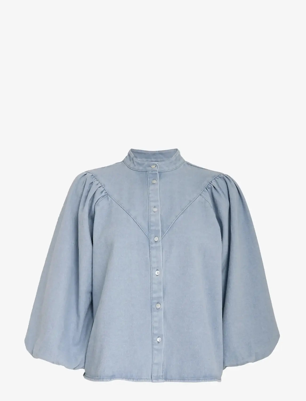 Minus - MSNew Solene Denim Shirt - denimskjorter - skyway blue - 1