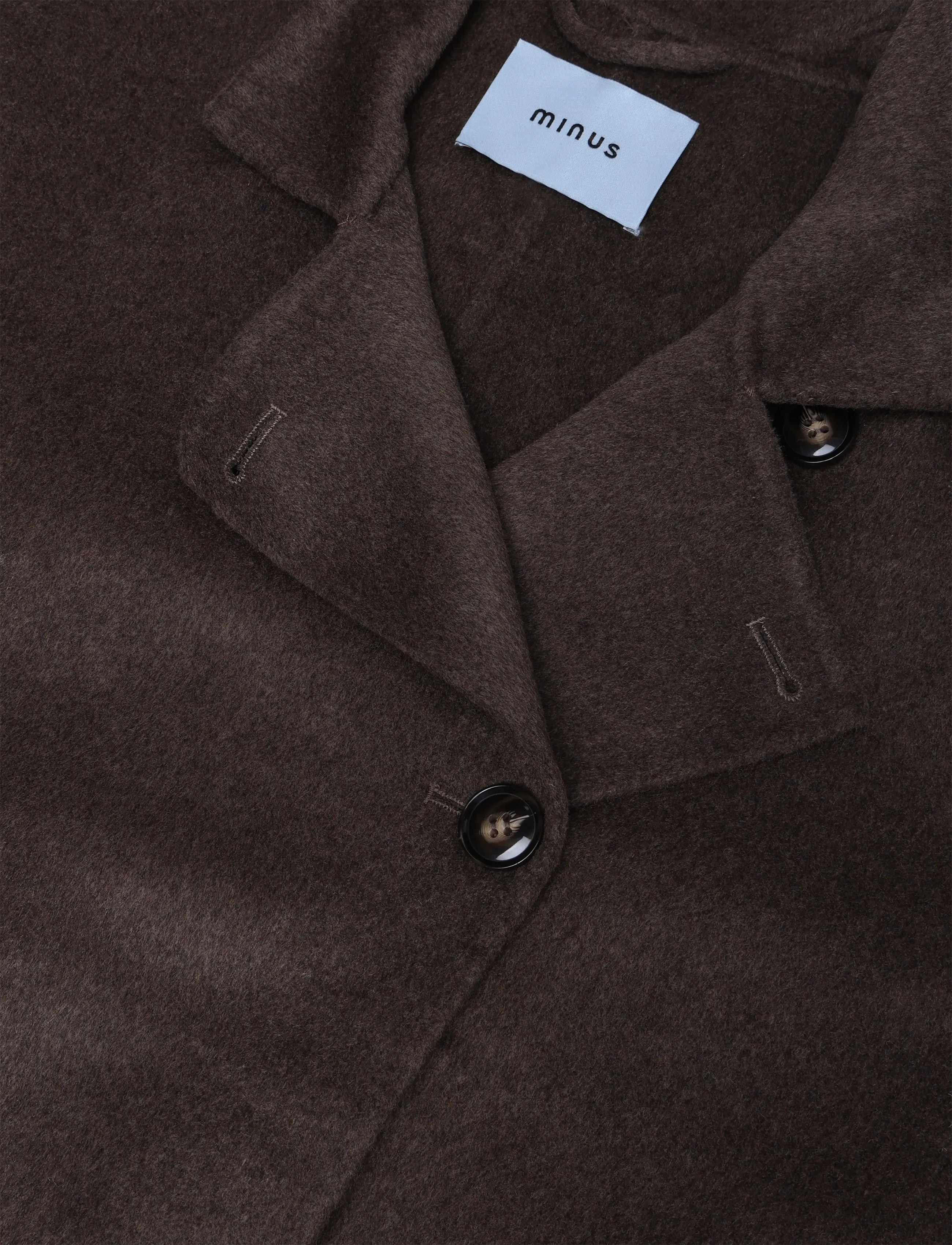 Minus - MSPaula Coat - winterjacken - slate brown mel - 2