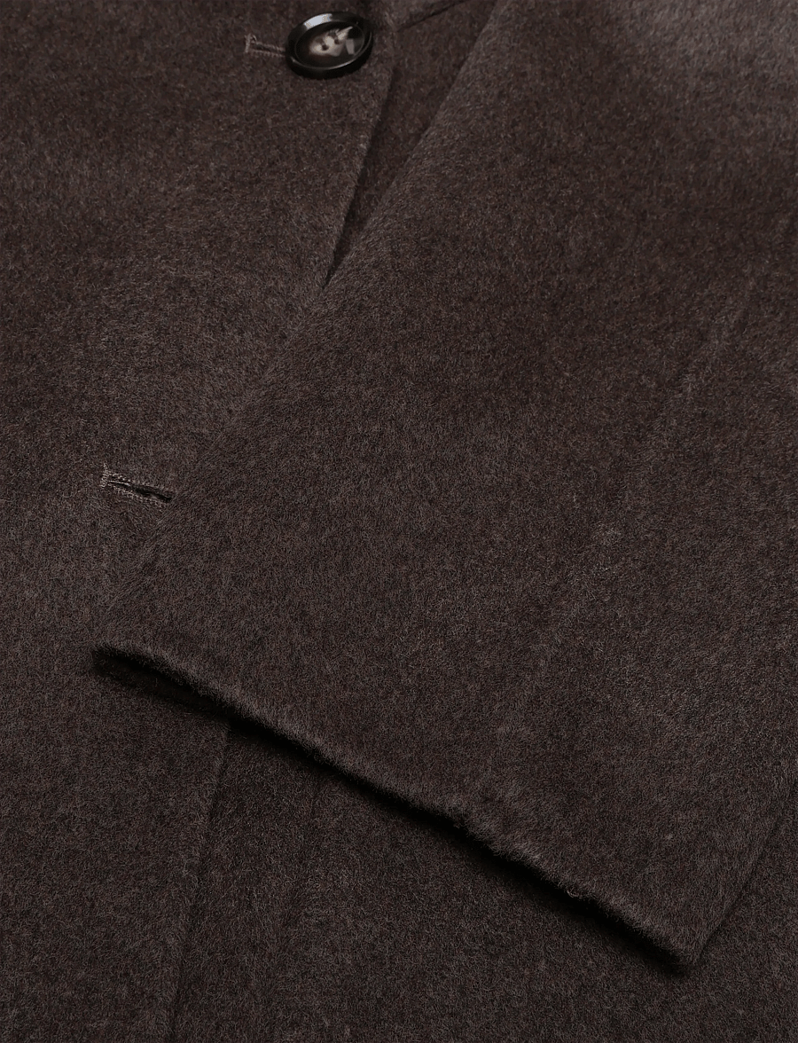 Minus - MSPaula Coat - winterjacken - slate brown mel - 3