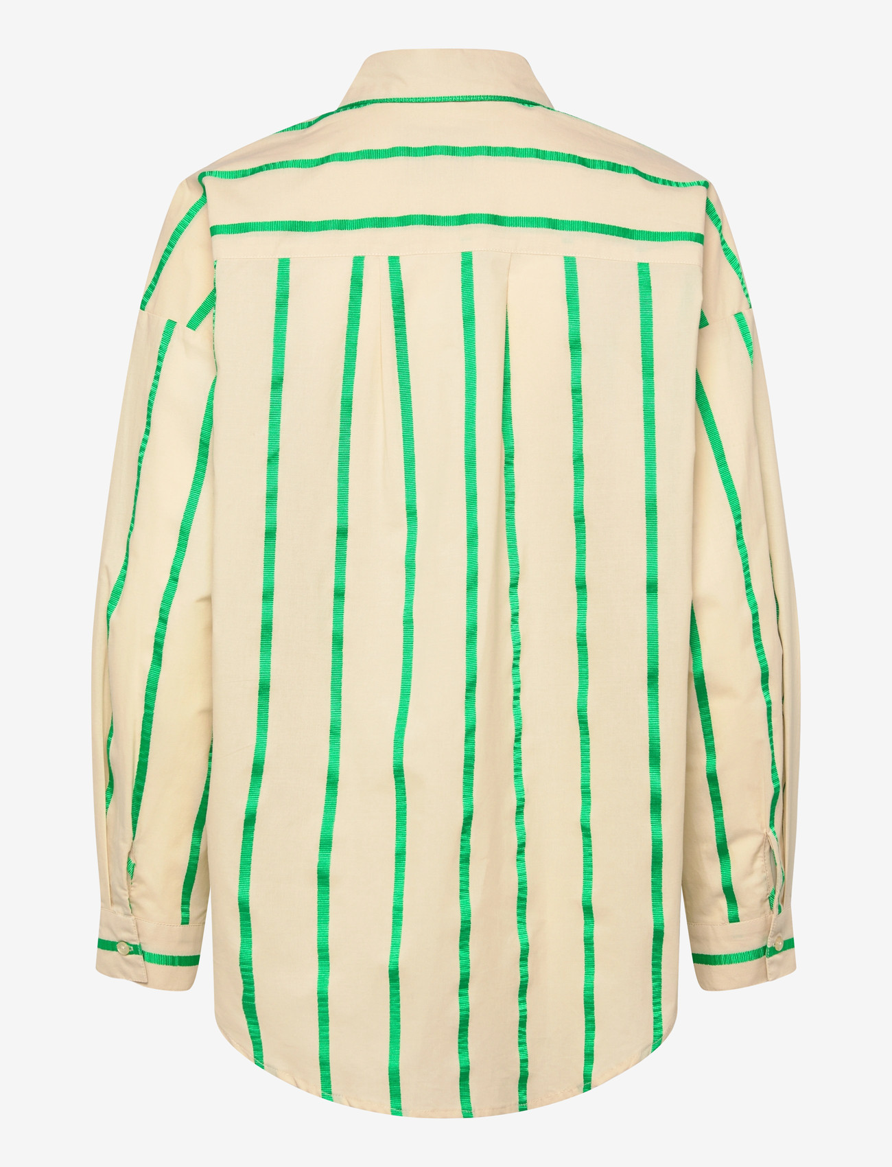 Minus - MSEleni Oversize Shirt - långärmade skjortor - greenbriar stripe - 1