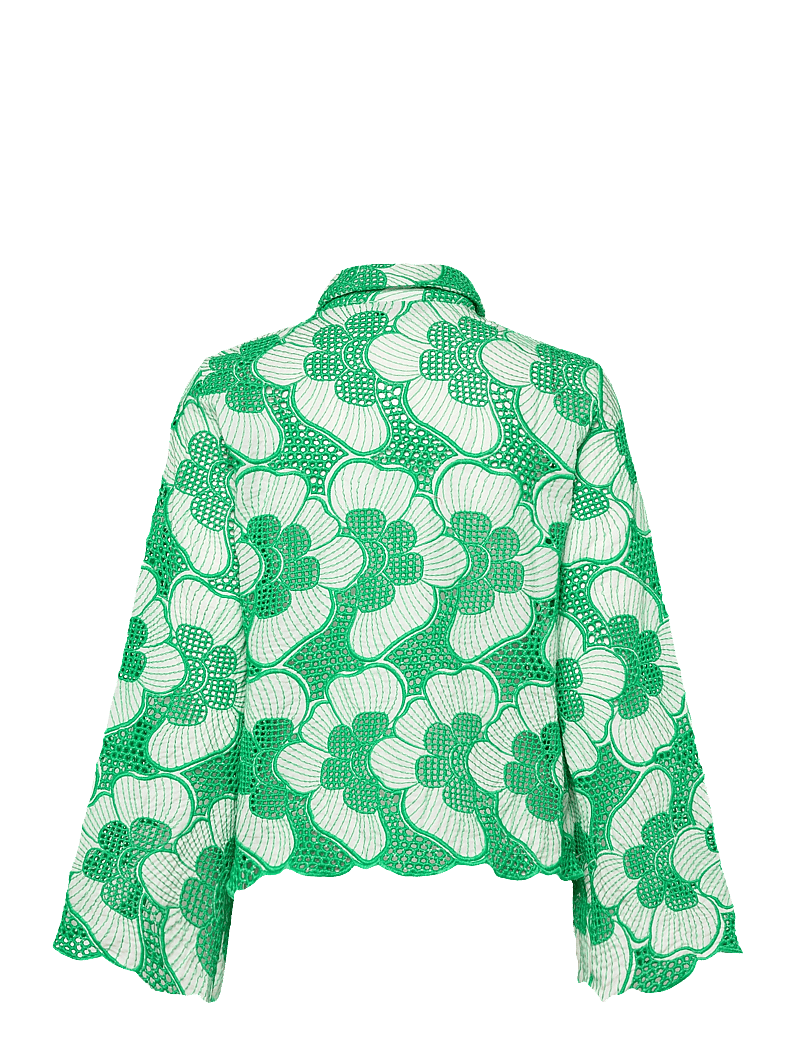 Minus - MSTanni Shirt - langärmlige hemden - greenbriar - 2