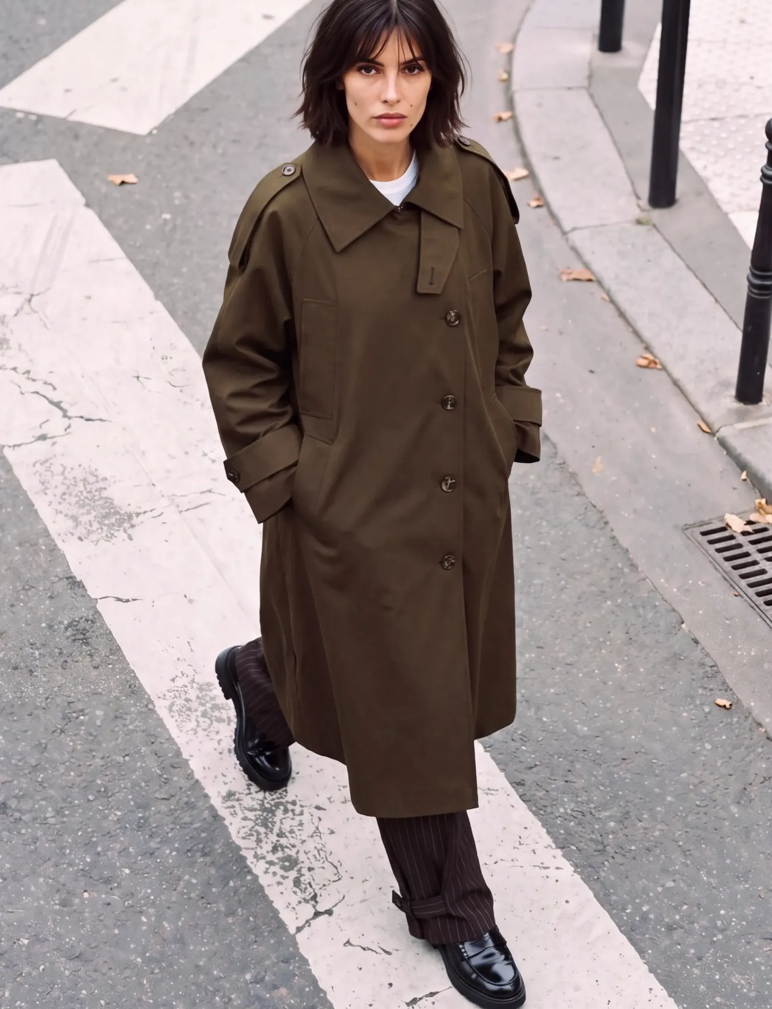 Minus MSPalina Coat - Clothing - SLATE BROWN / brown