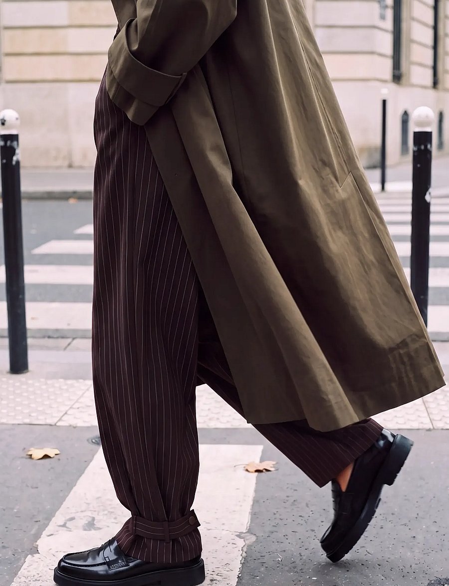 Minus - MSPalina Coat - trenchcoats - slate brown - 3