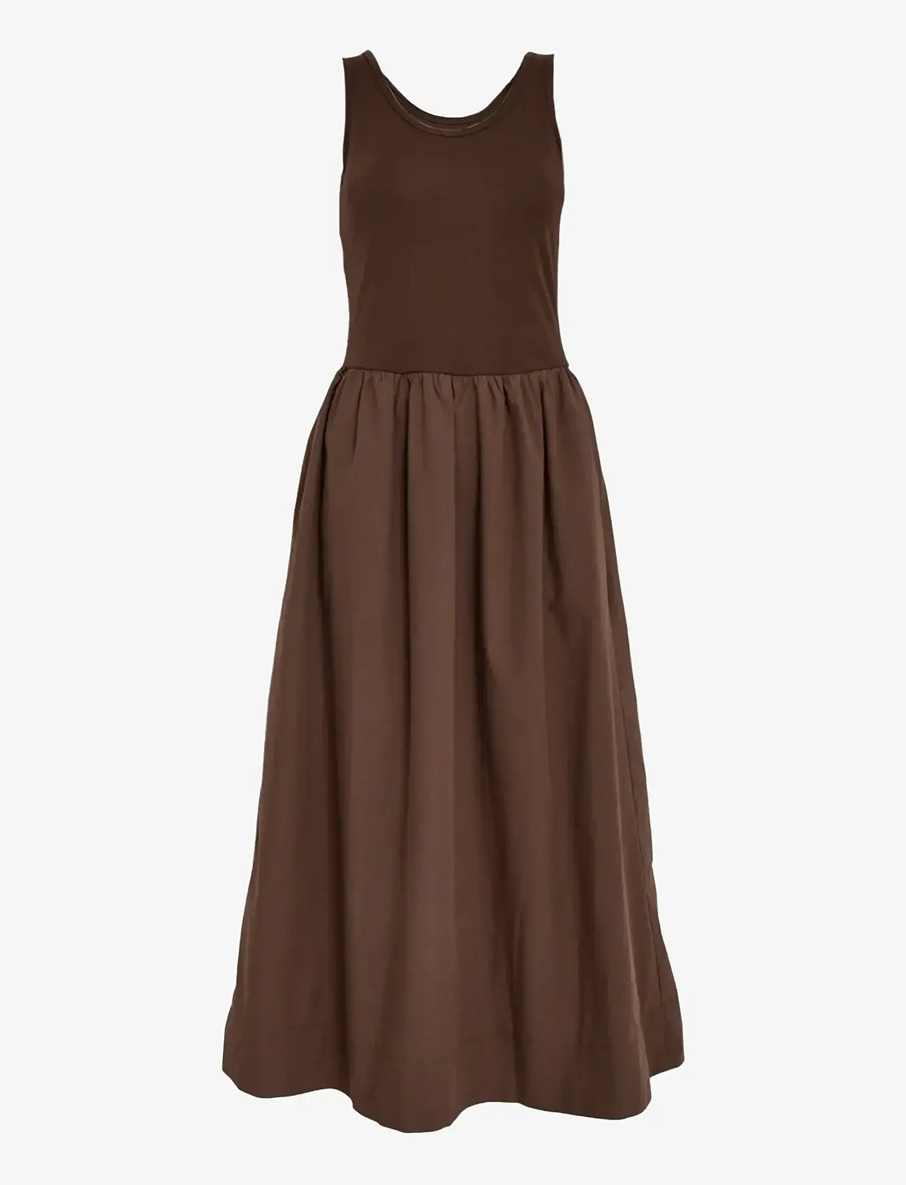 Minus - MSMarie Midi Dress - sommerkjoler - chestnut - 1