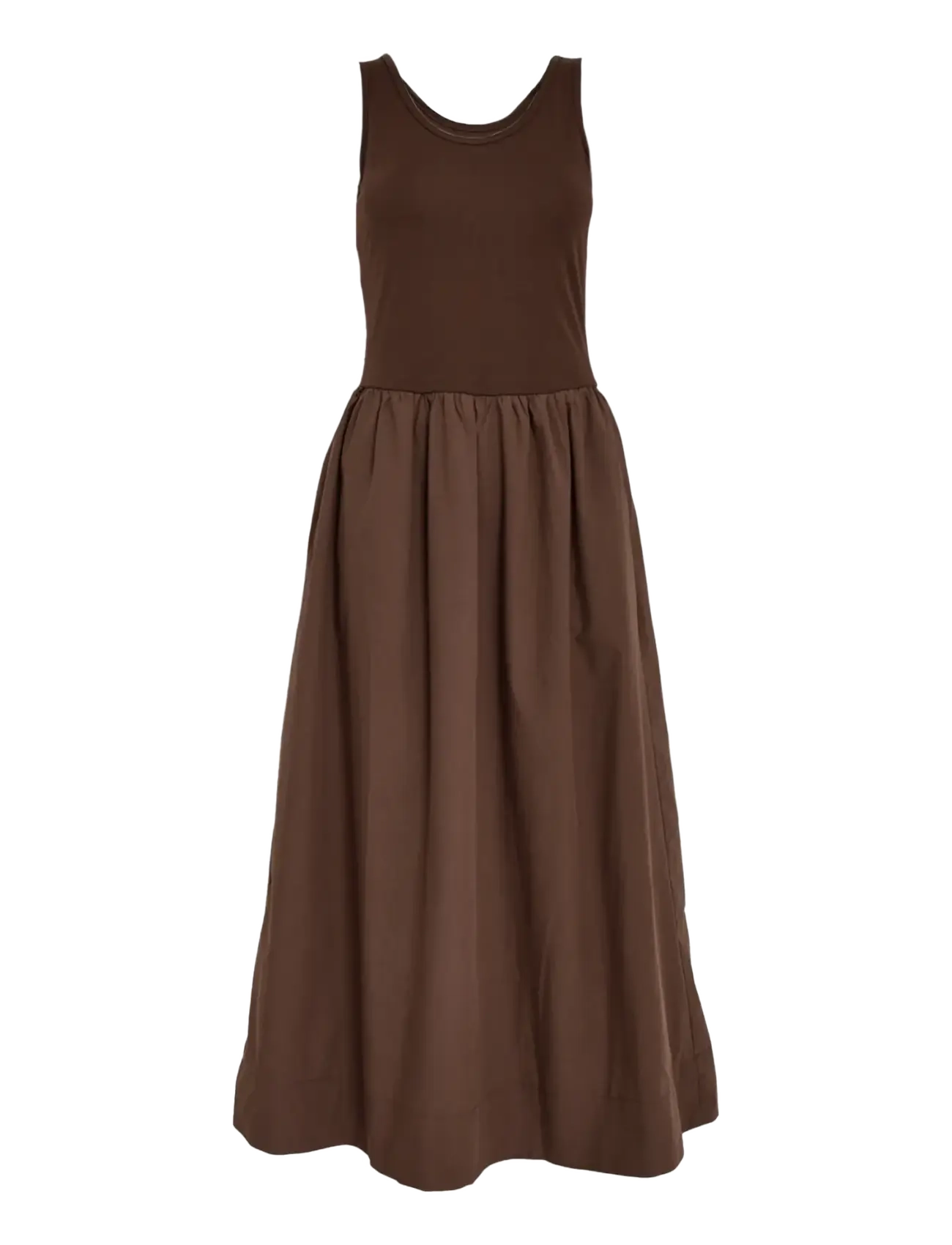 Minus MSMarie Midi Dress - Kleider - CHESTNUT / brown